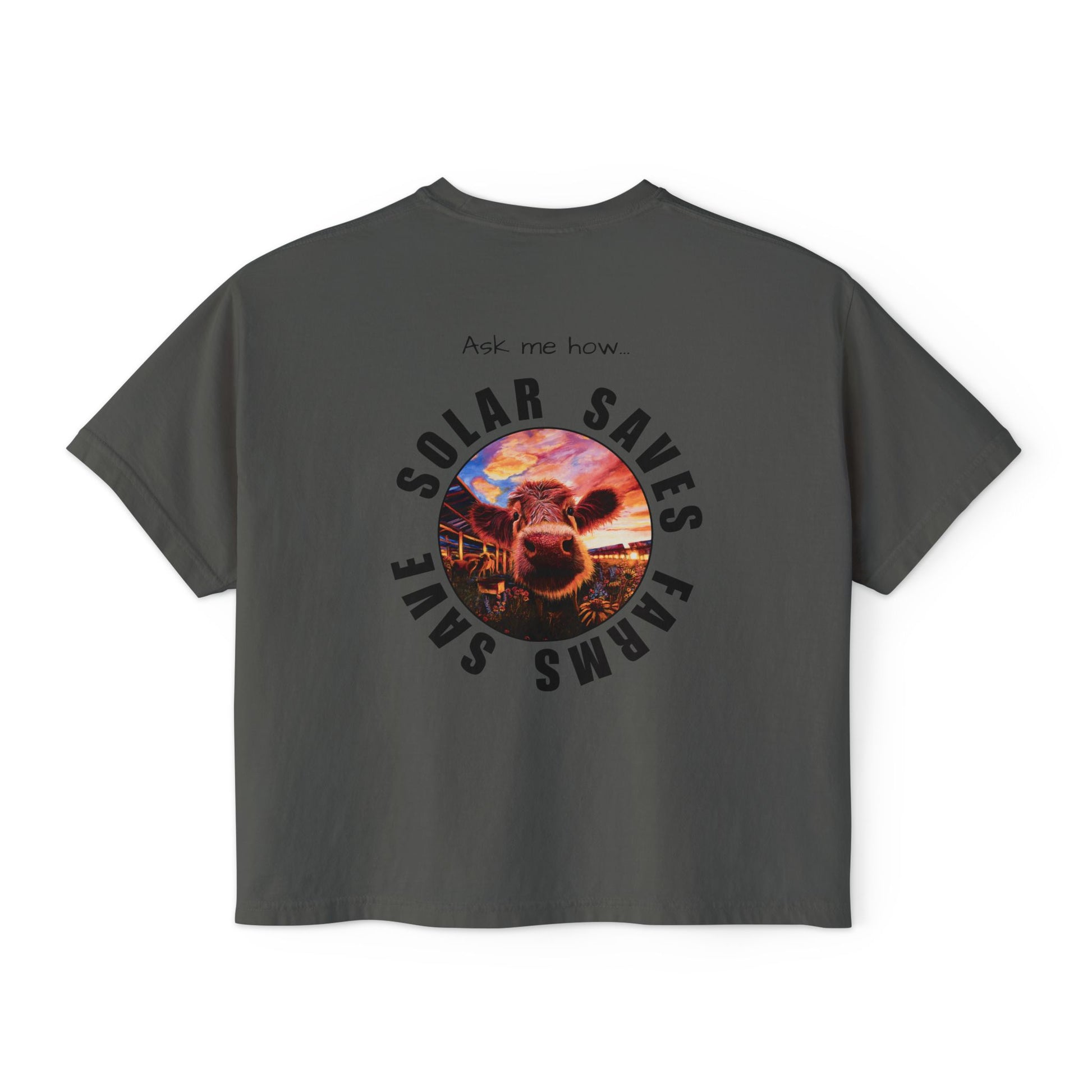 Solar Saves Farm — Women's Boxy Tee