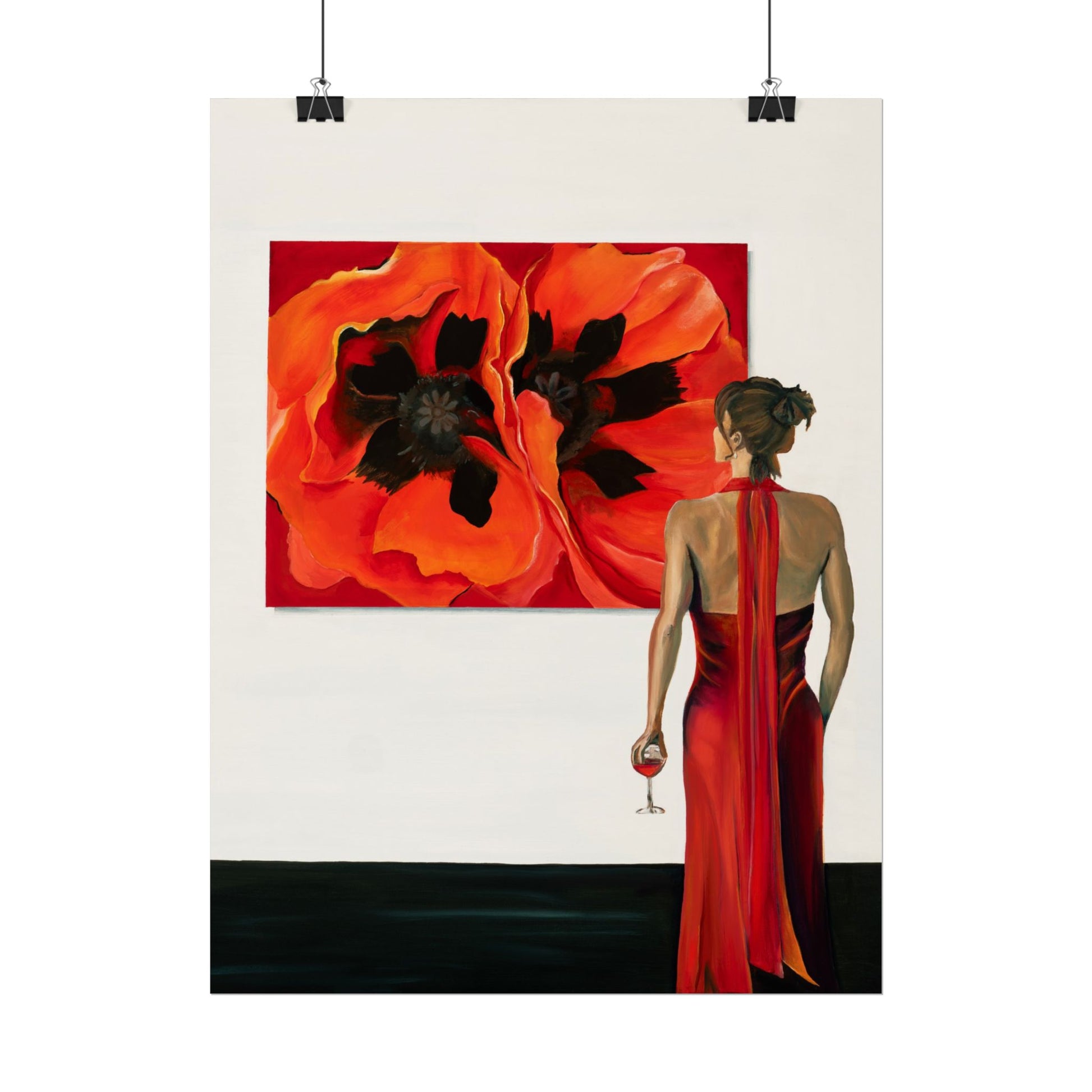 Lady in Red — Rolled Poster