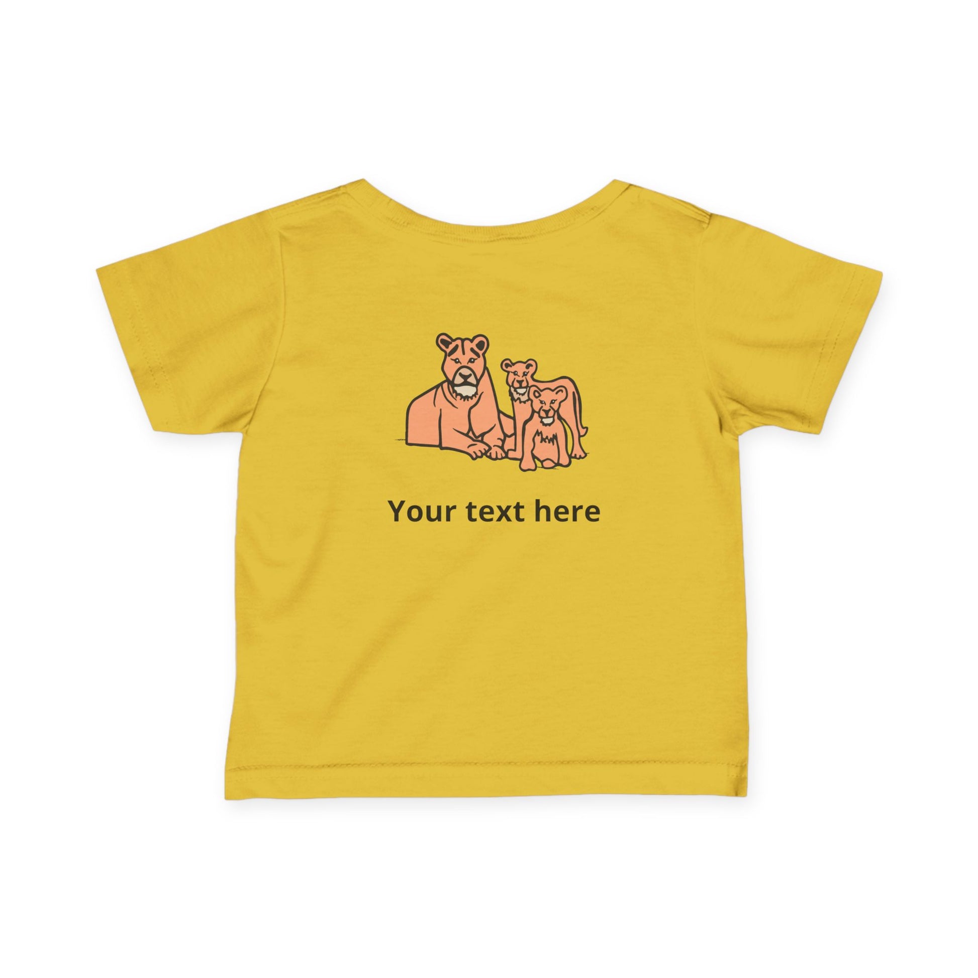 Lion — Customizable Infant Tee - Baby Shirt