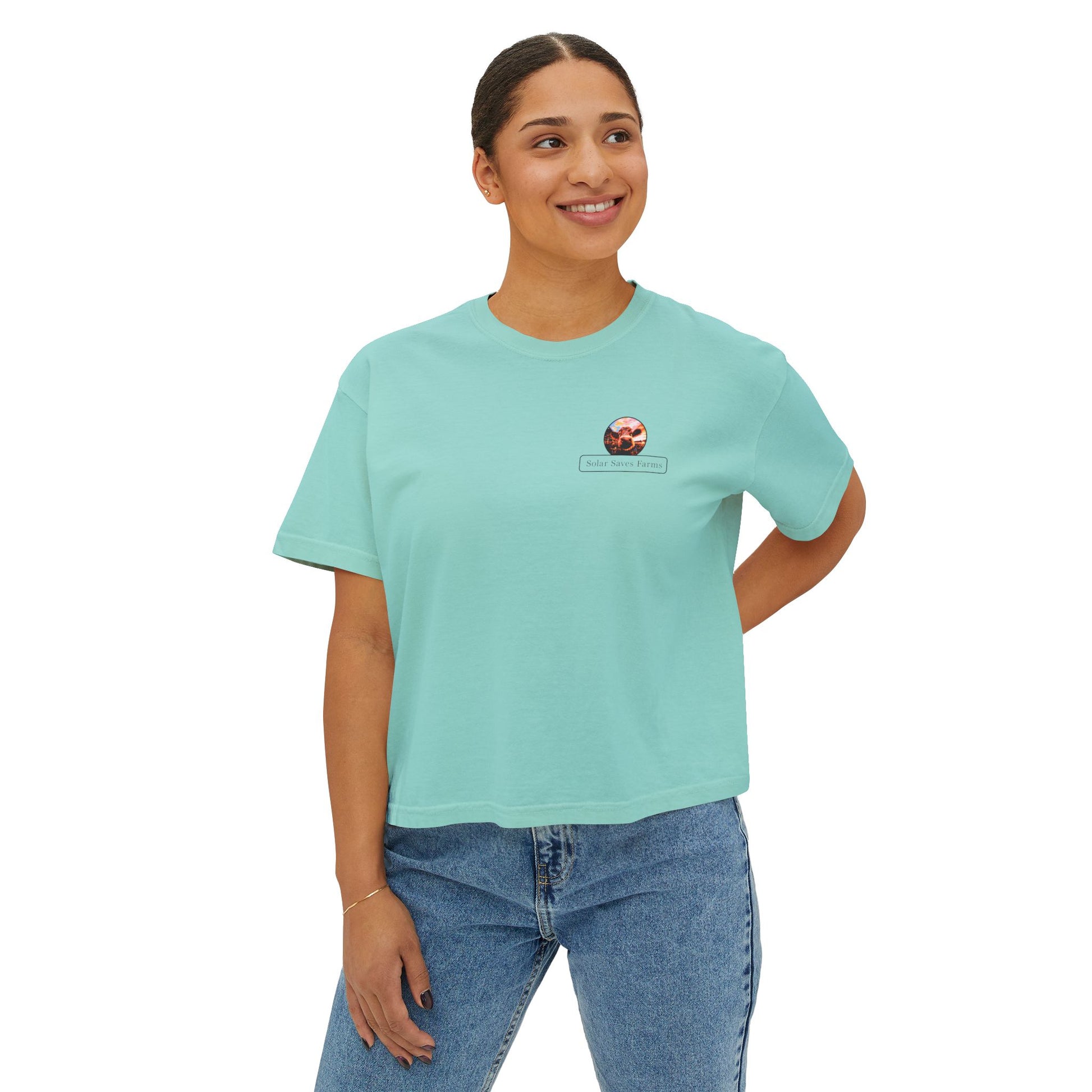 Solar Saves Farm — Women's Boxy Tee