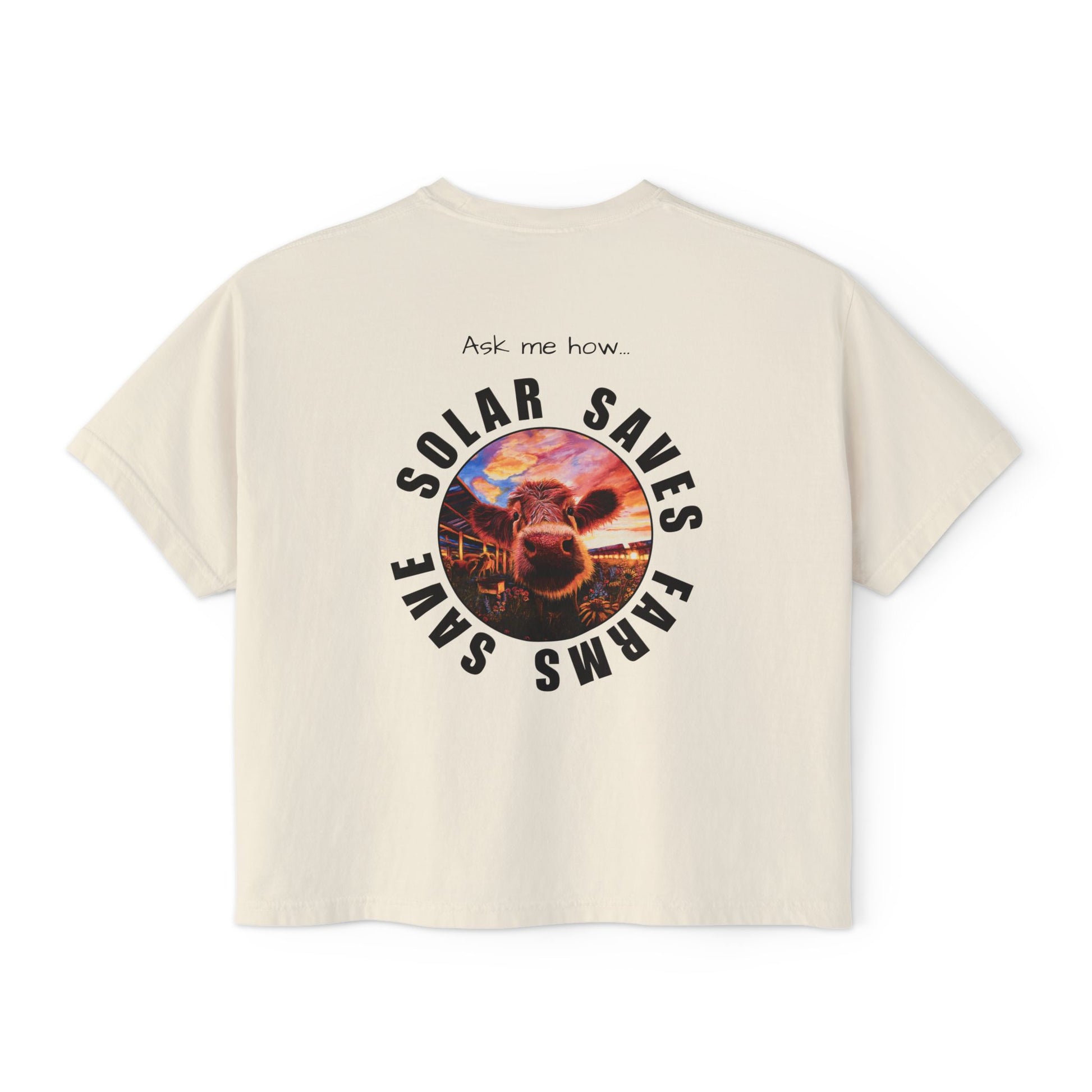 Solar Saves Farm — Women's Boxy Tee