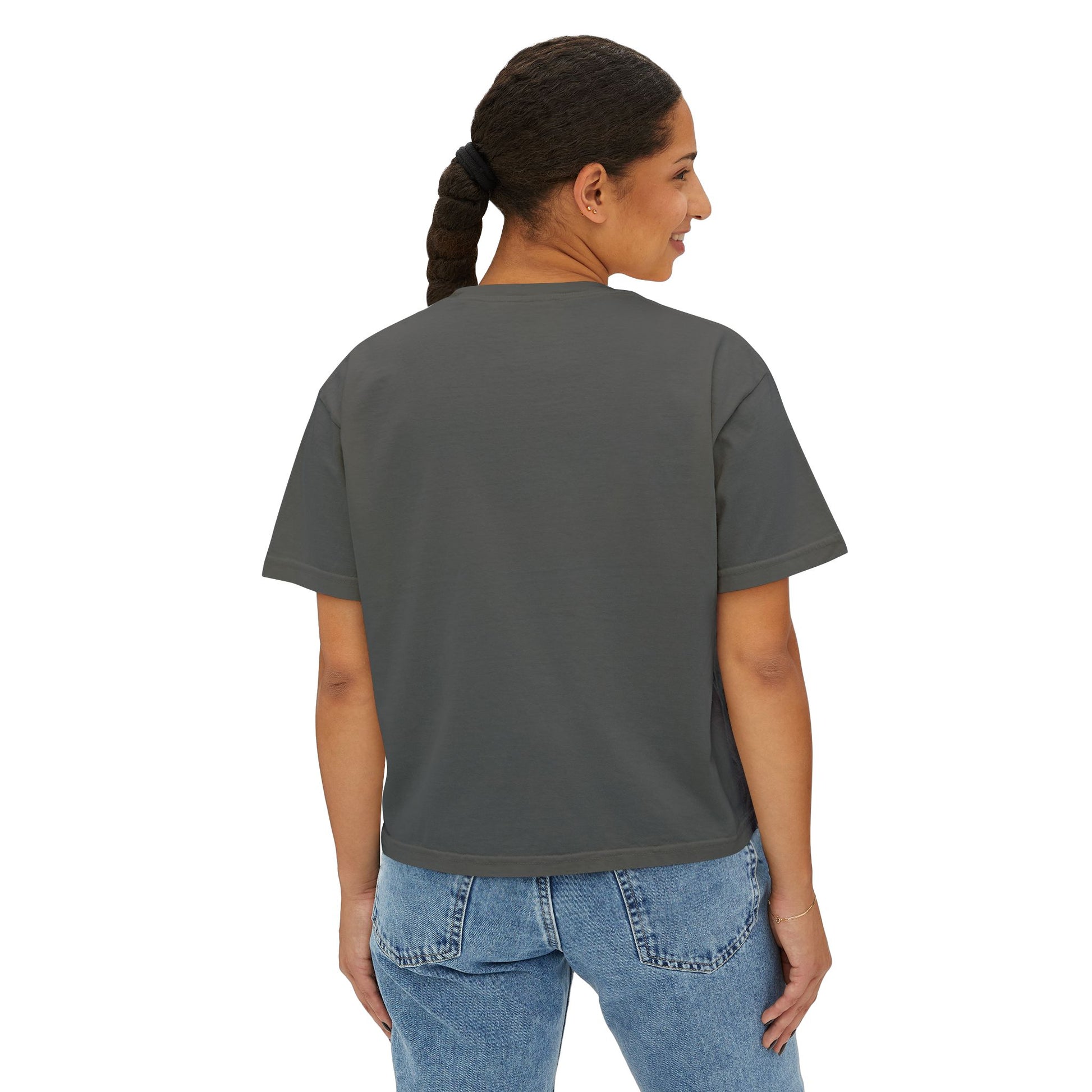 Resist Portrait Boxy Tee – Feminist Statement Graphic Tee