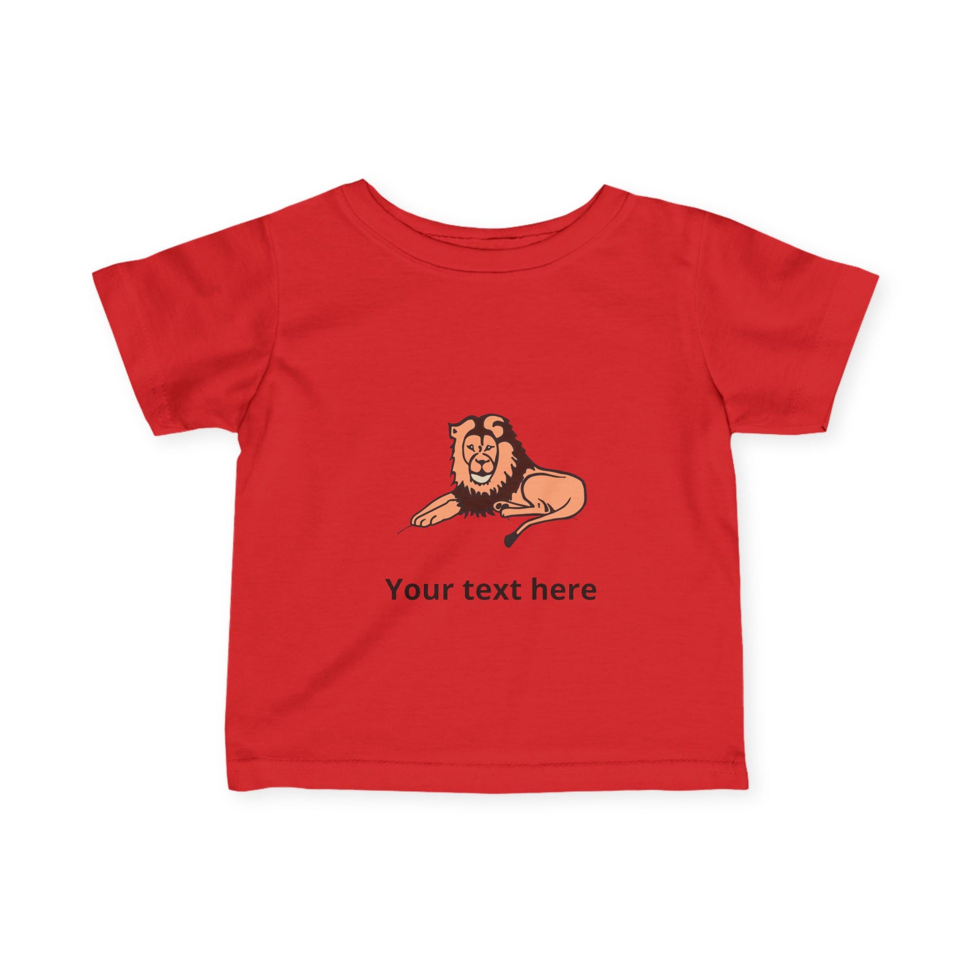 Lion — Customizable Infant Tee - Baby Shirt
