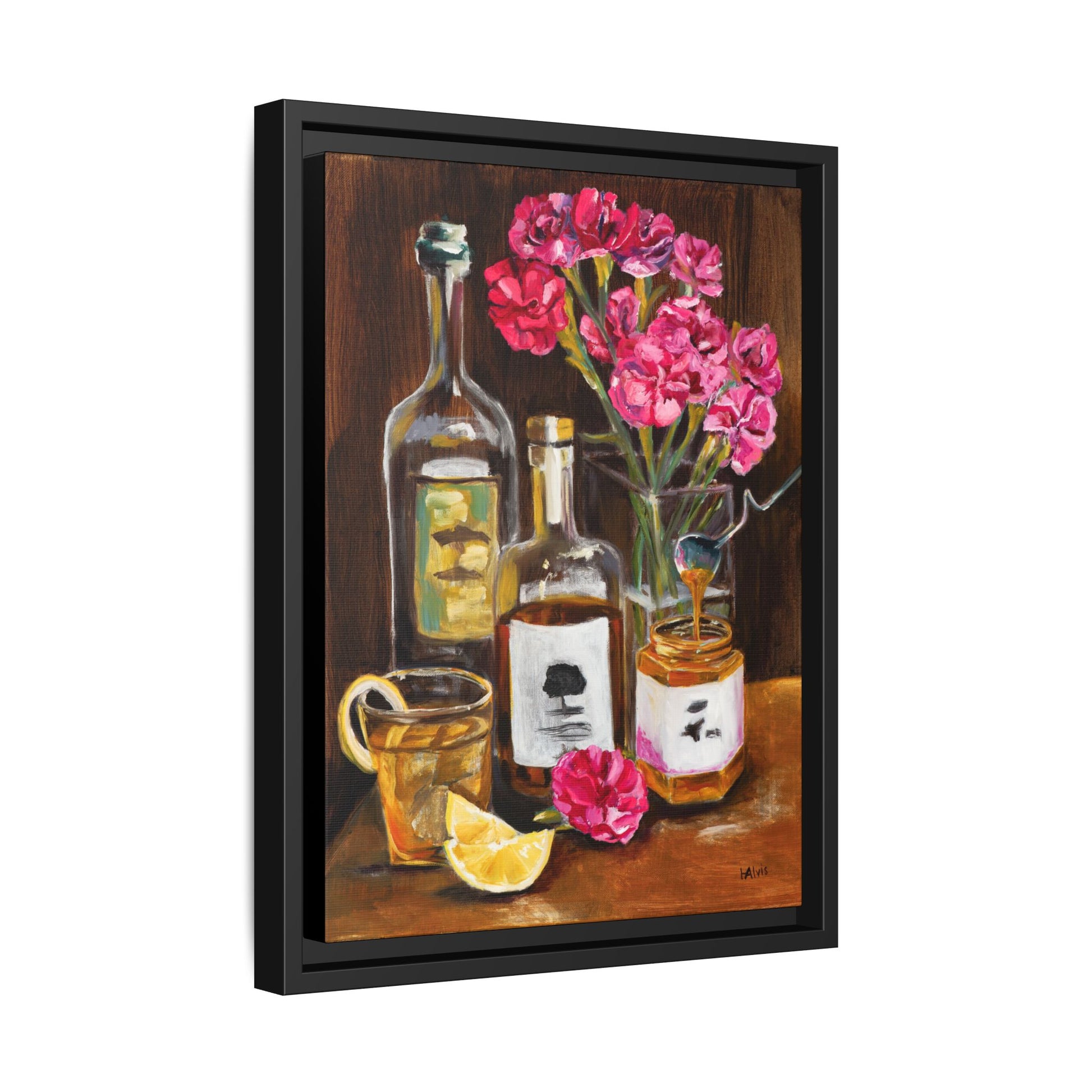 Whiskey Sour — Framed Canvas