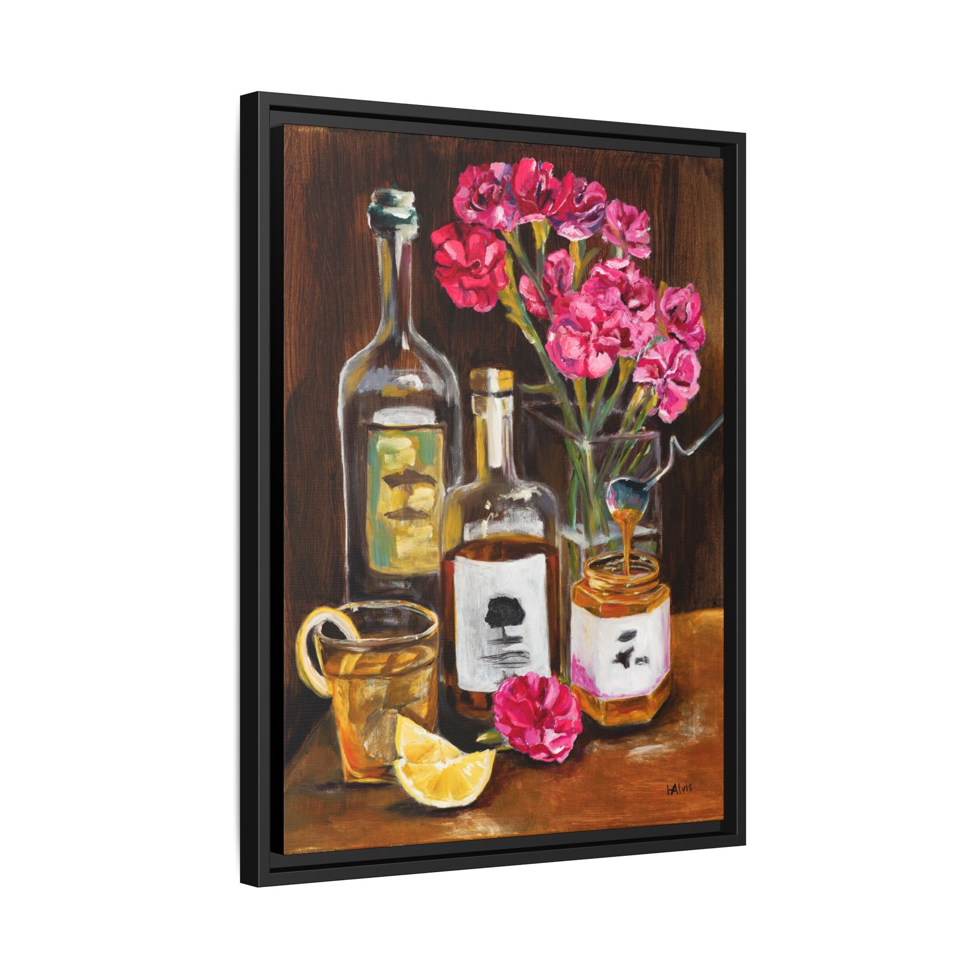 Whiskey Sour — Framed Canvas
