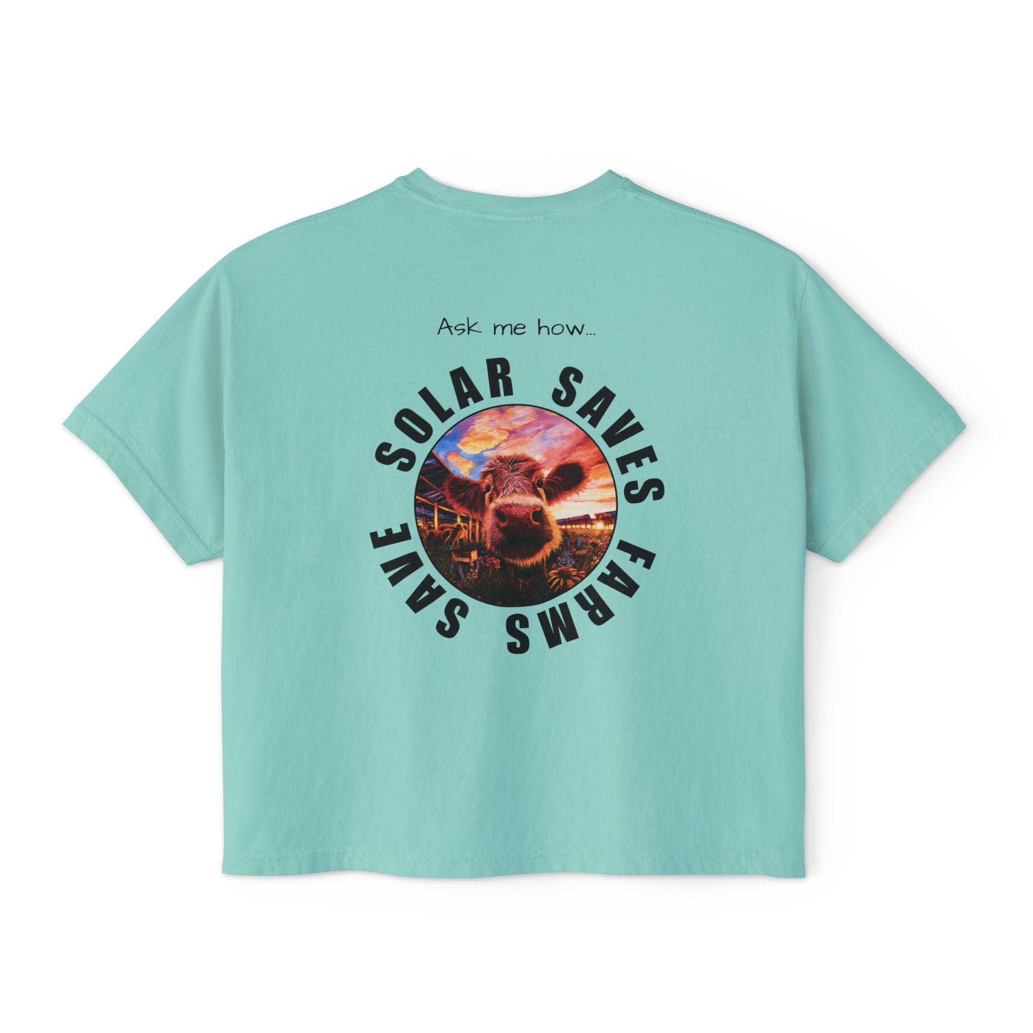 Solar Saves Farm — Women's Boxy Tee