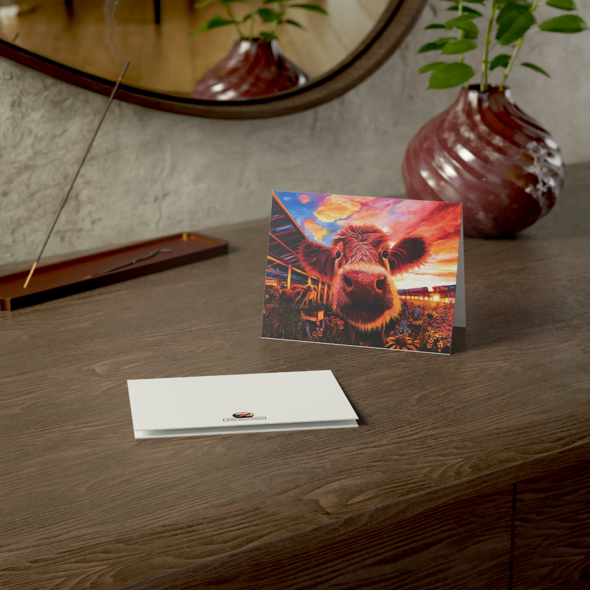 Solar Saves Farms Greeting Cards (Set of 1, 10, 30, 50)