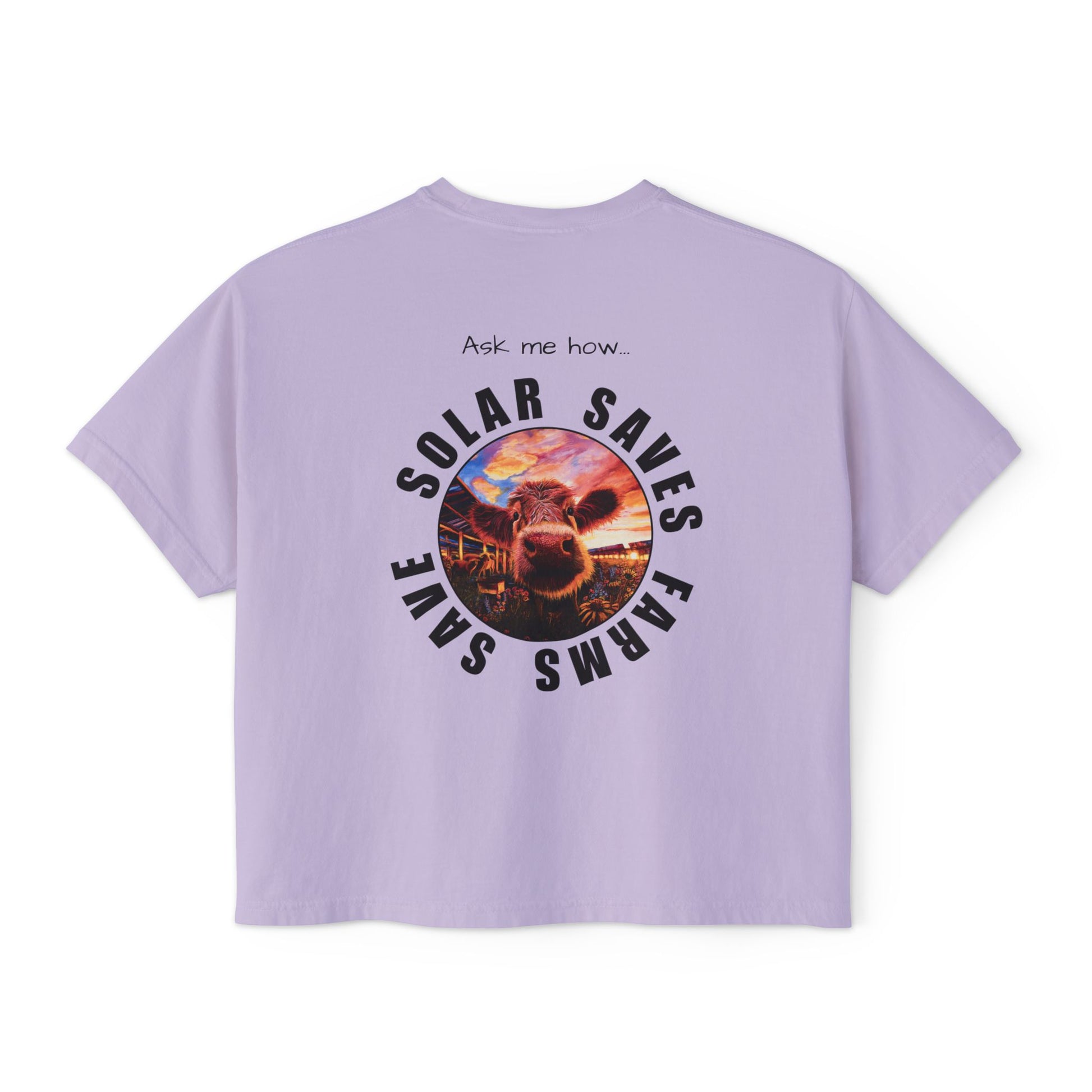 Solar Saves Farm — Women's Boxy Tee