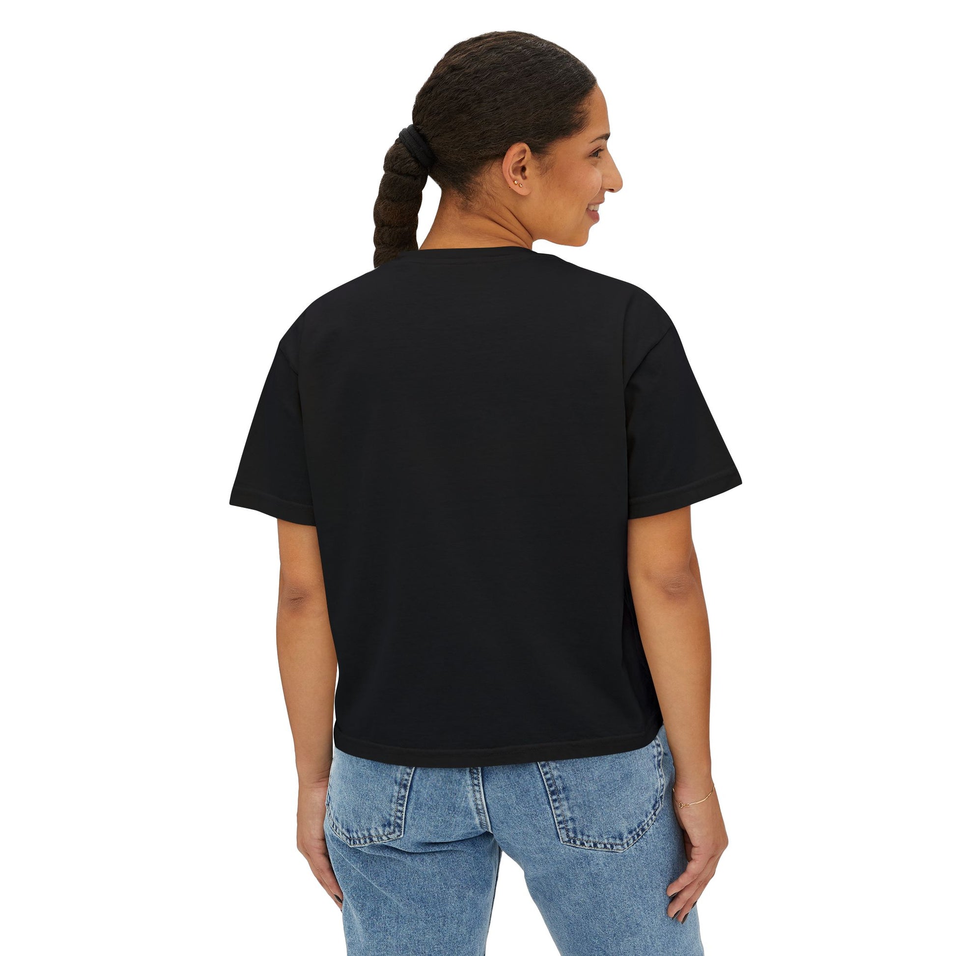 Resist Portrait Boxy Tee – Feminist Statement Graphic Tee
