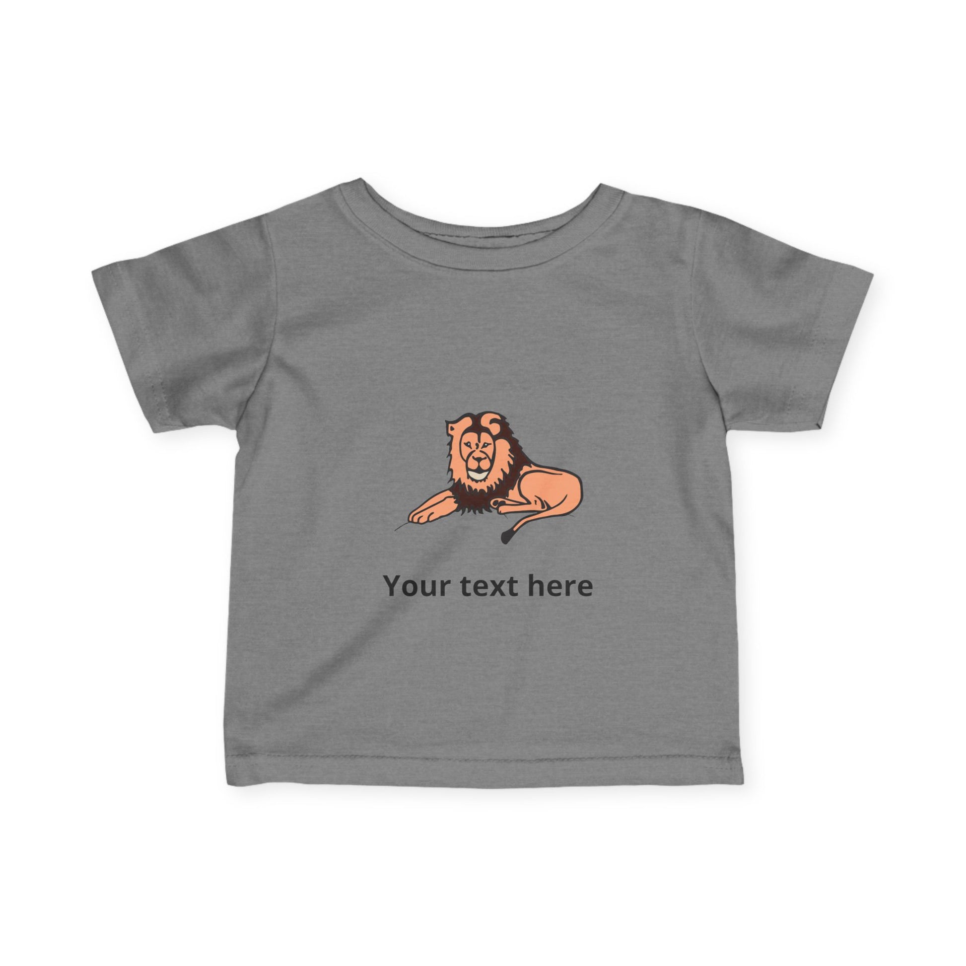 Lion — Customizable Infant Tee - Baby Shirt