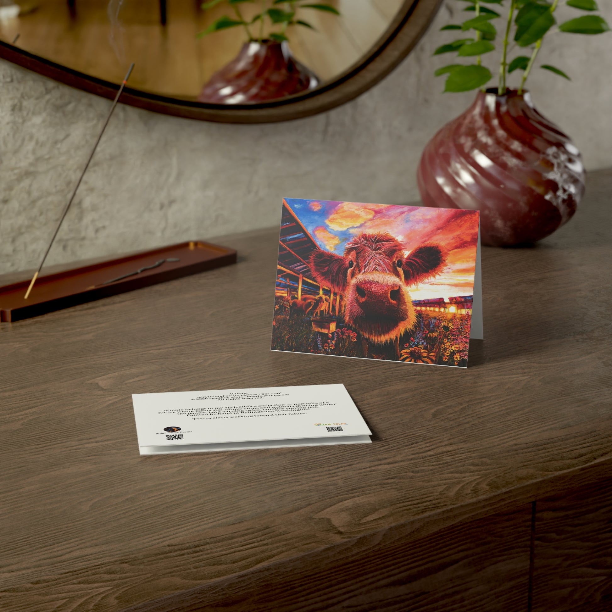 Solar Saves Farms Greeting Cards (Set of 1, 10, 30, 50)