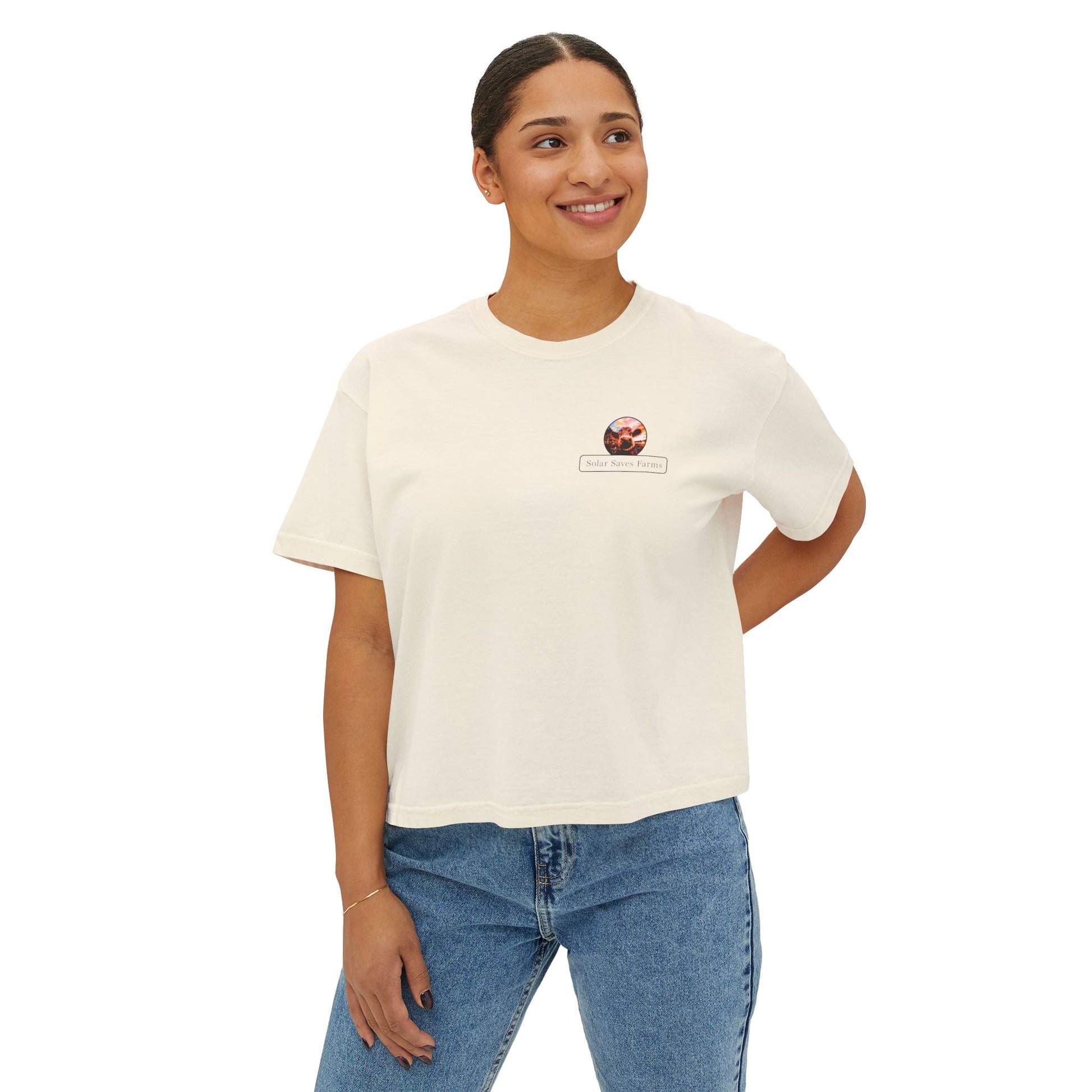 Solar Saves Farm — Women's Boxy Tee