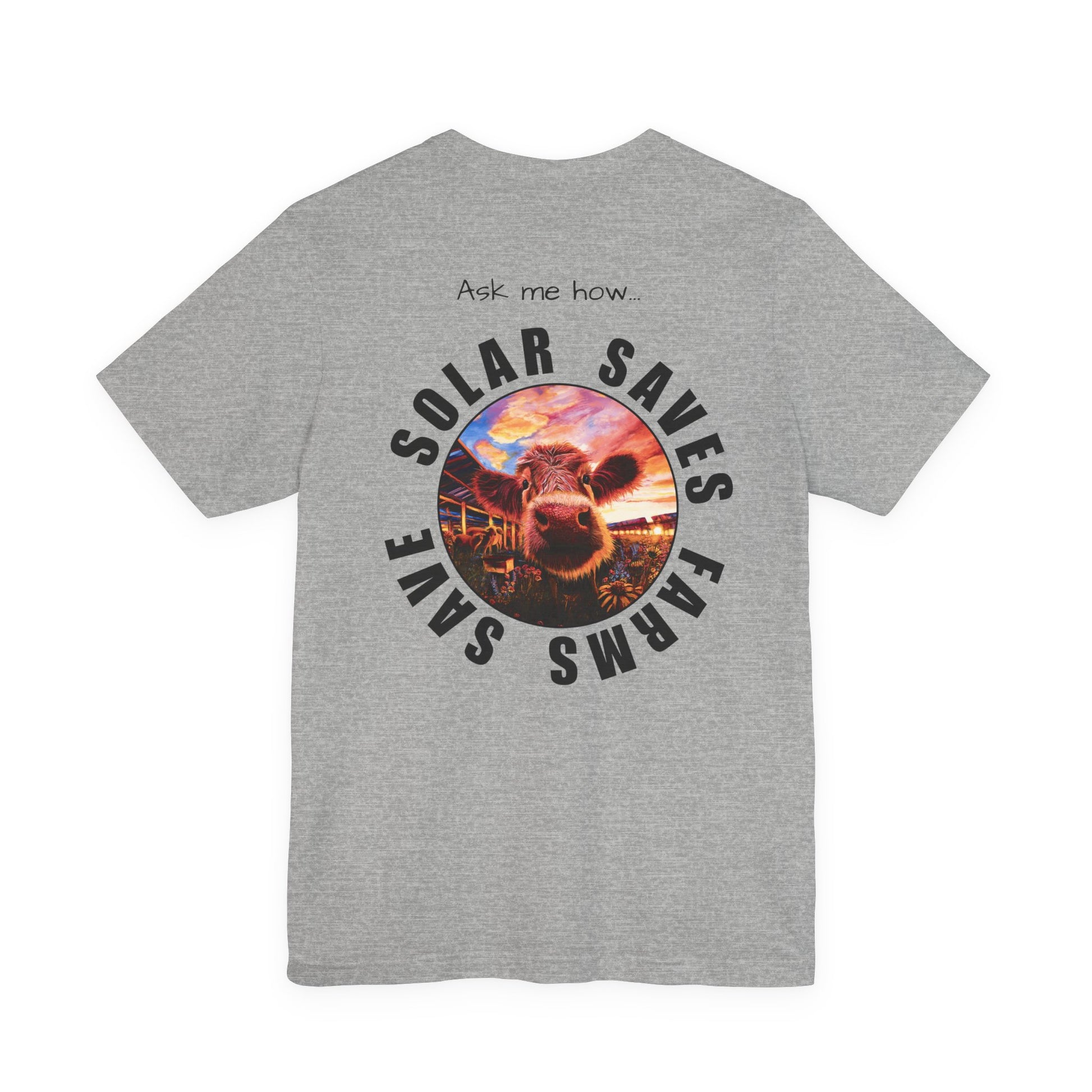 Solar Saves Farms T‑Shirt — Unisex