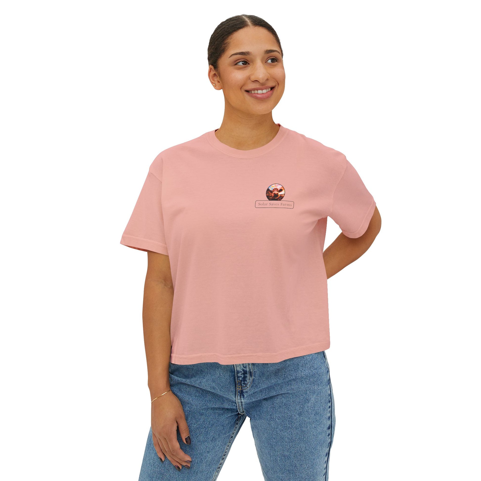Solar Saves Farm — Women's Boxy Tee