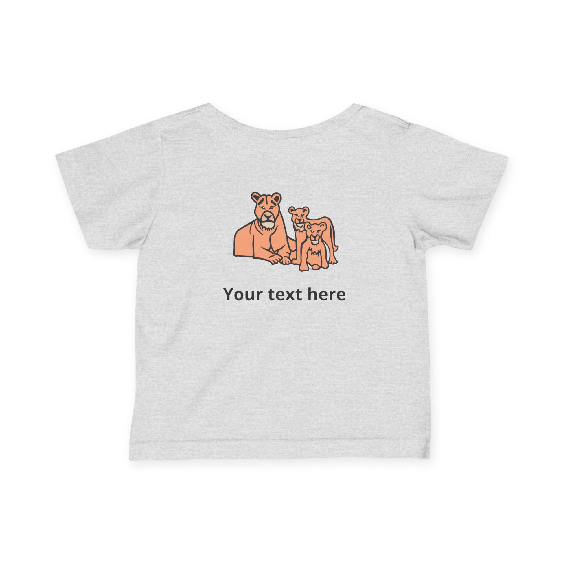 Lion — Customizable Infant Tee - Baby Shirt