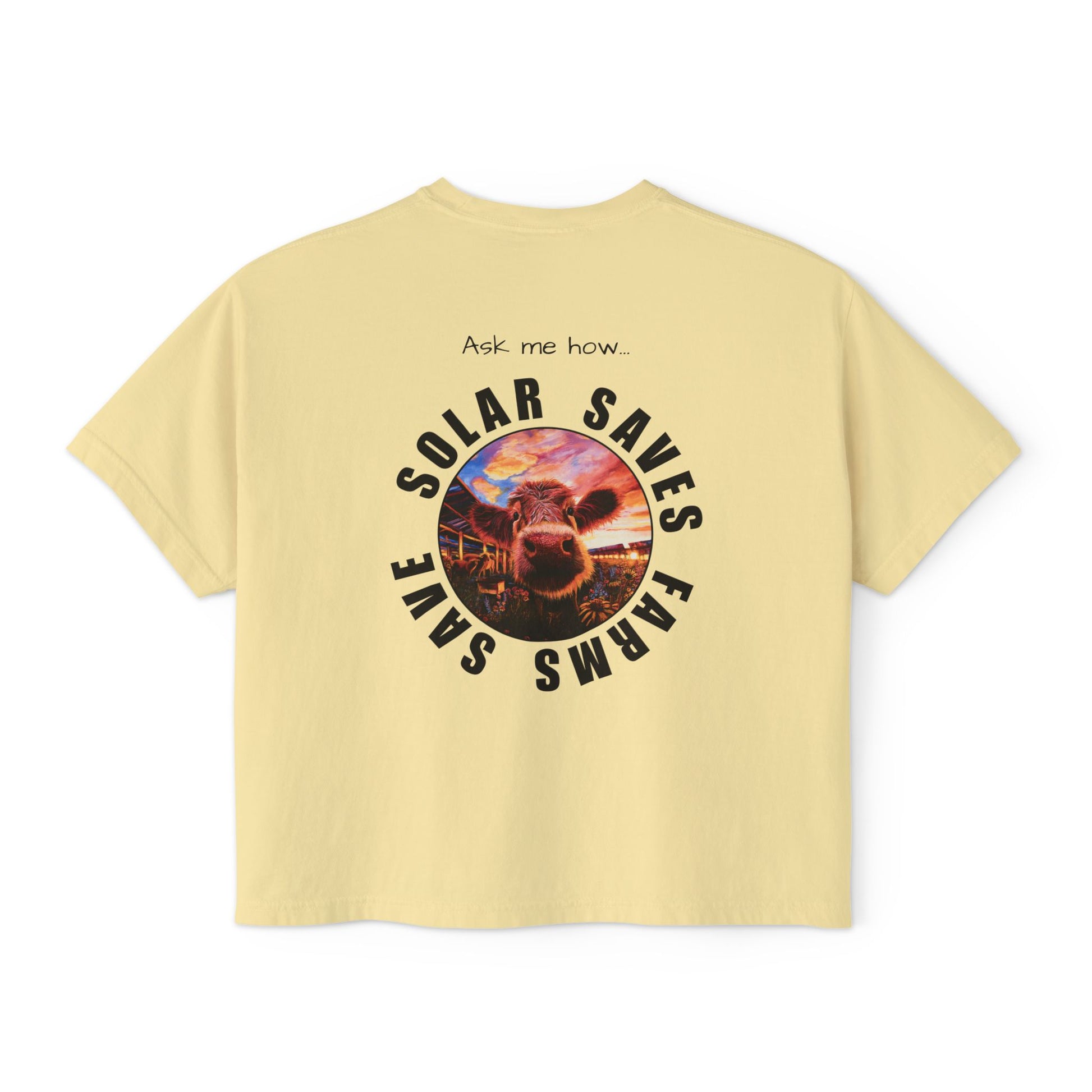 Solar Saves Farm — Women's Boxy Tee