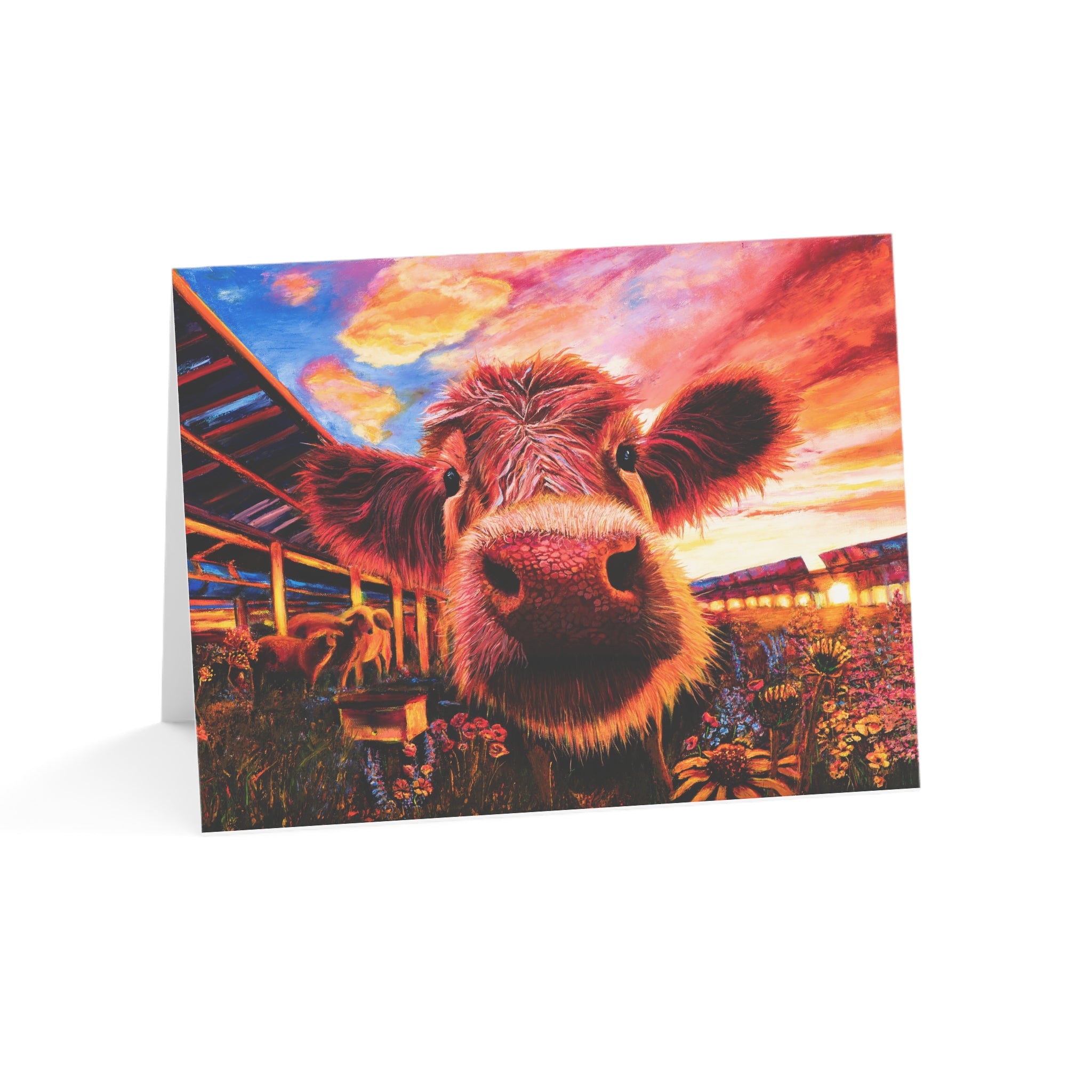 Solar Saves Farms Greeting Cards (Set of 1, 10, 30, 50)