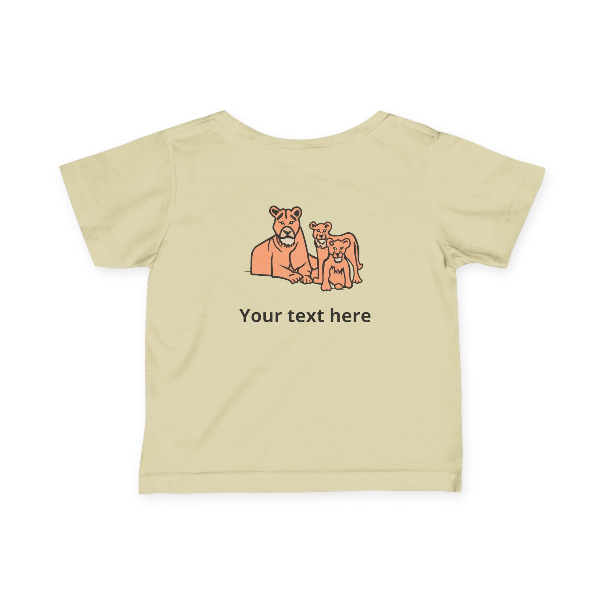 Lion — Customizable Infant Tee - Baby Shirt