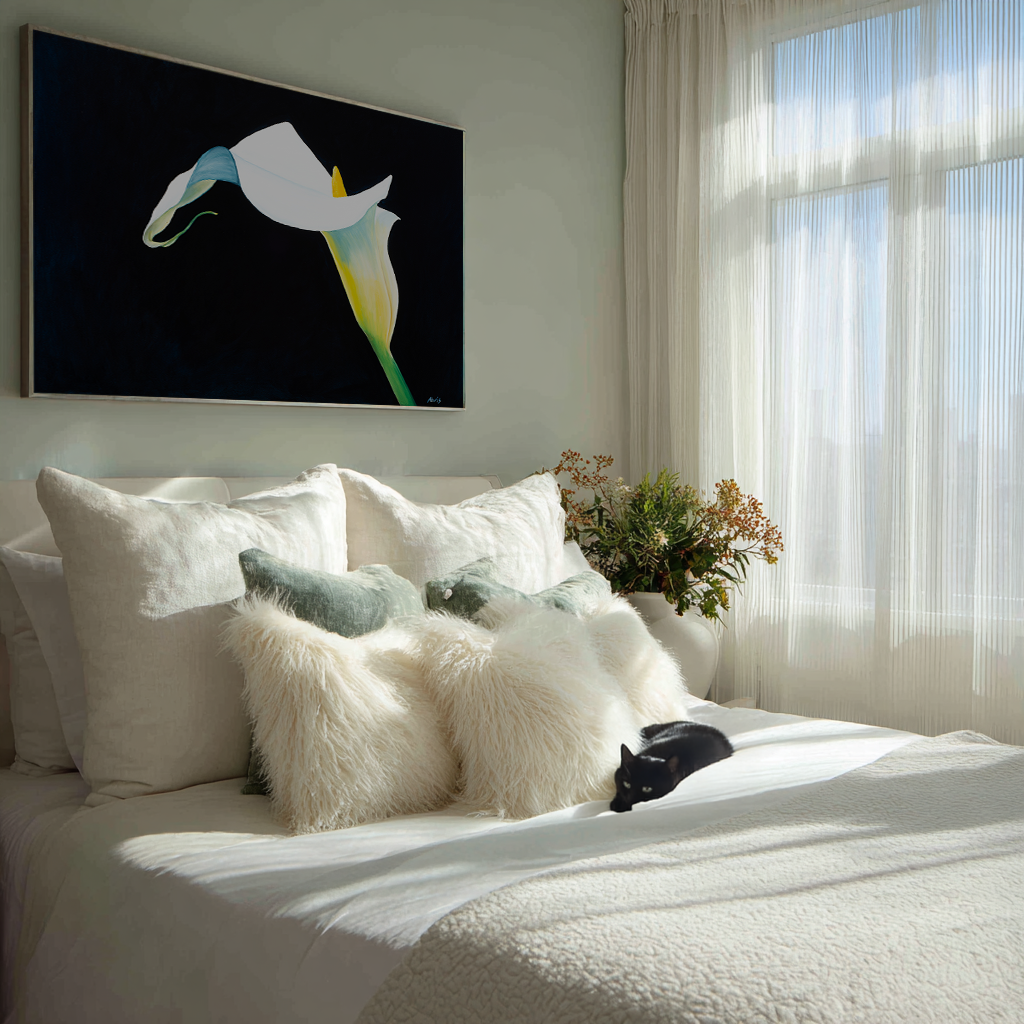 Elegant Calla Lily — Rolled Poster