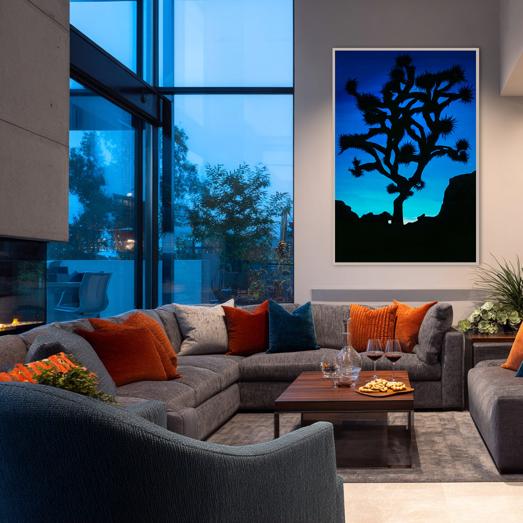 Joshua Tree Silhouette — Rolled Poster