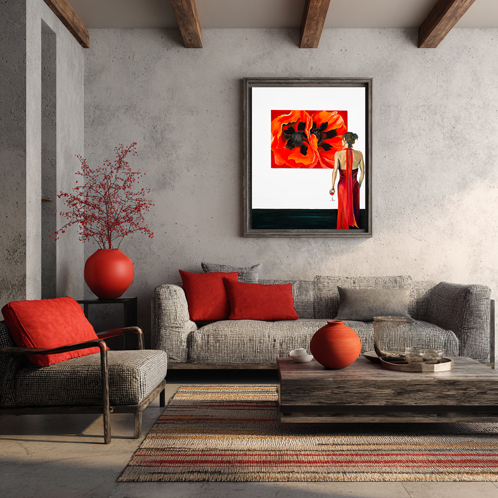Lady in Red — Rolled Poster