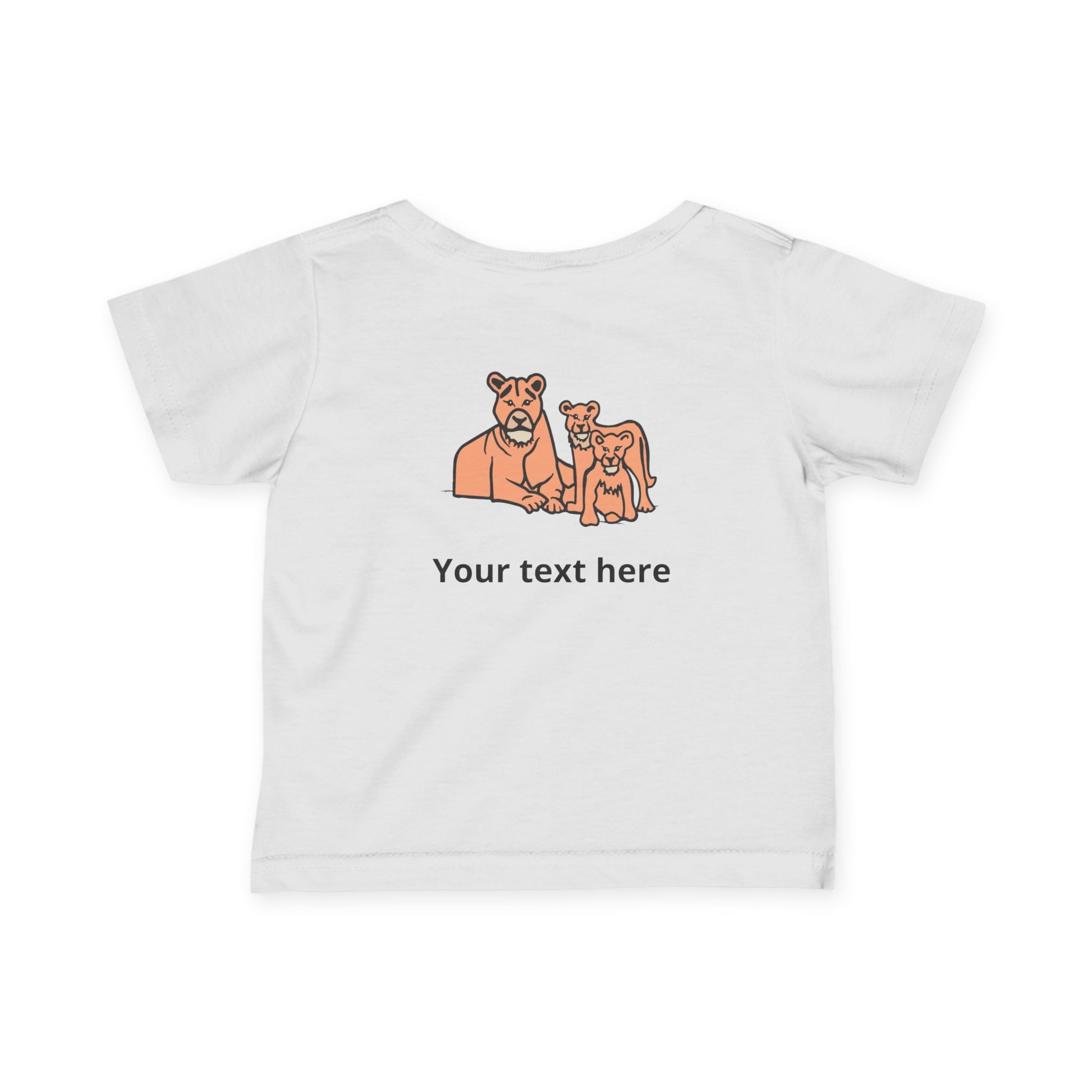 Lion — Customizable Infant Tee - Baby Shirt
