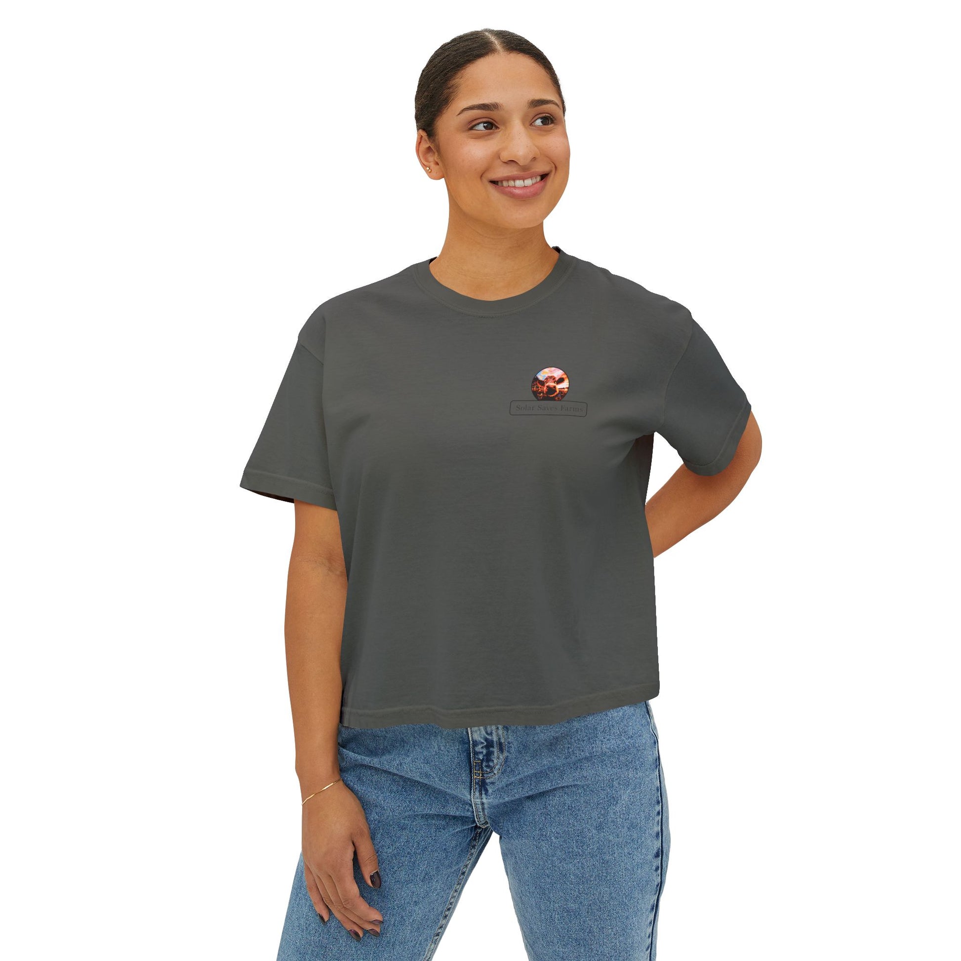 Solar Saves Farm — Women's Boxy Tee