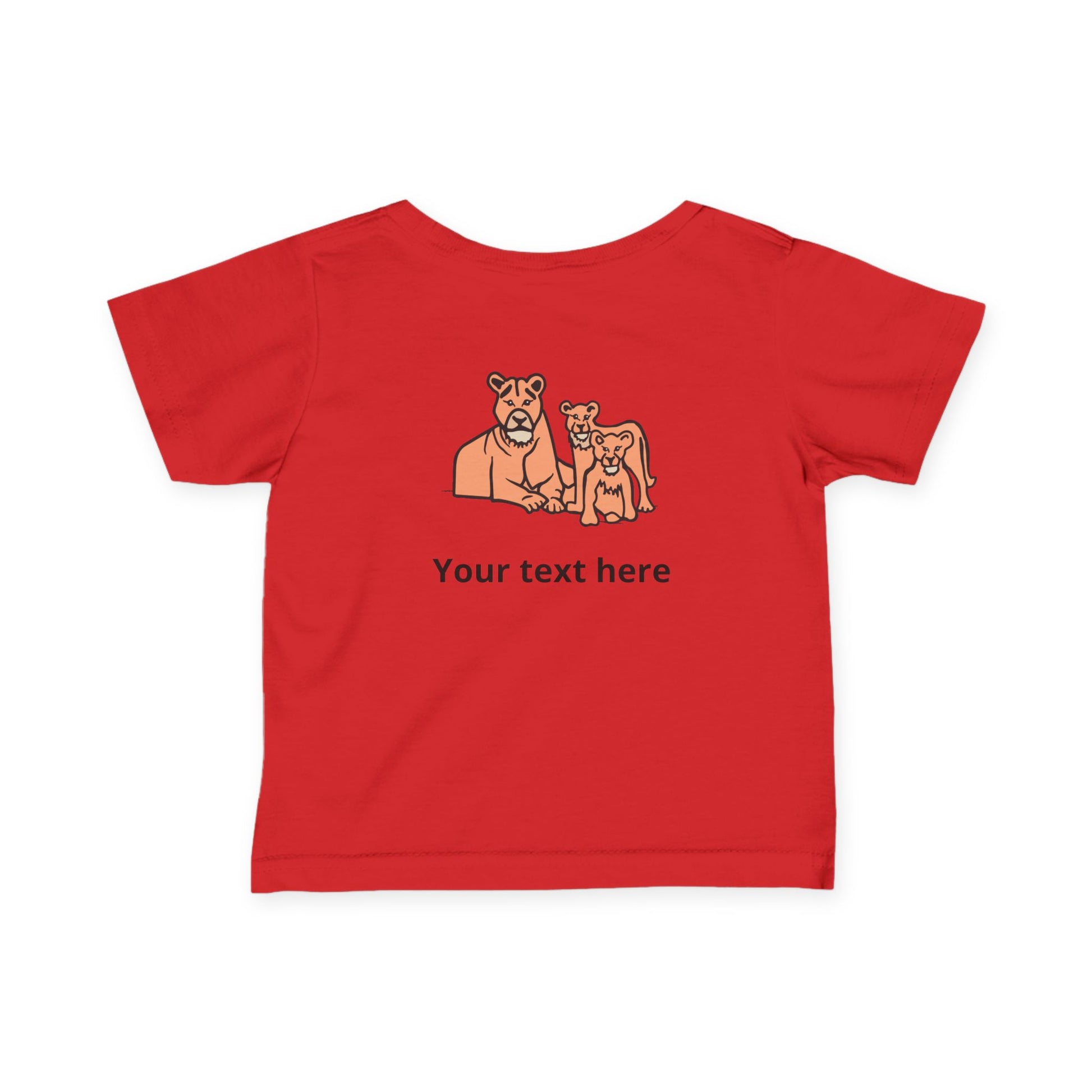 Lion — Customizable Infant Tee - Baby Shirt
