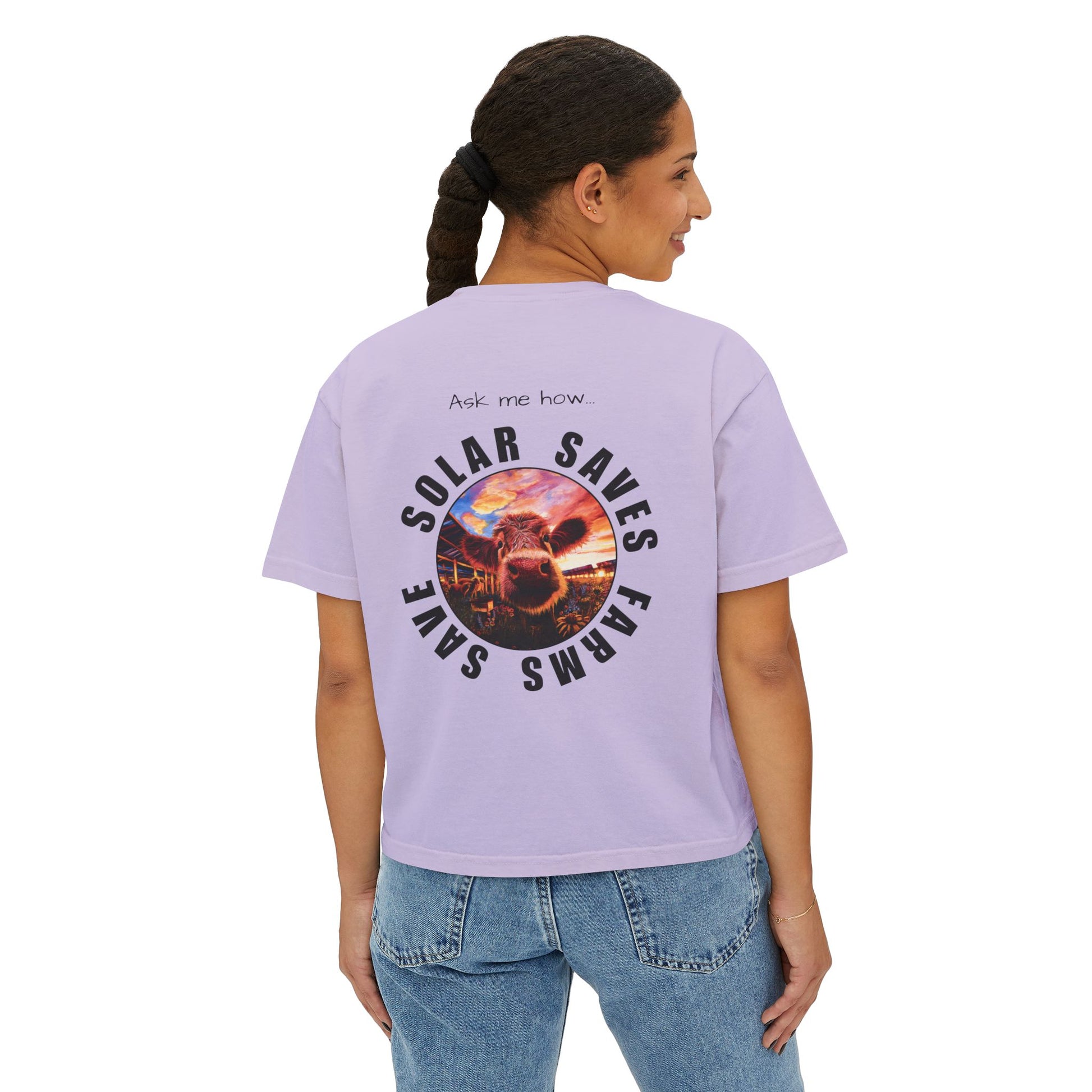 Solar Saves Farm — Women's Boxy Tee