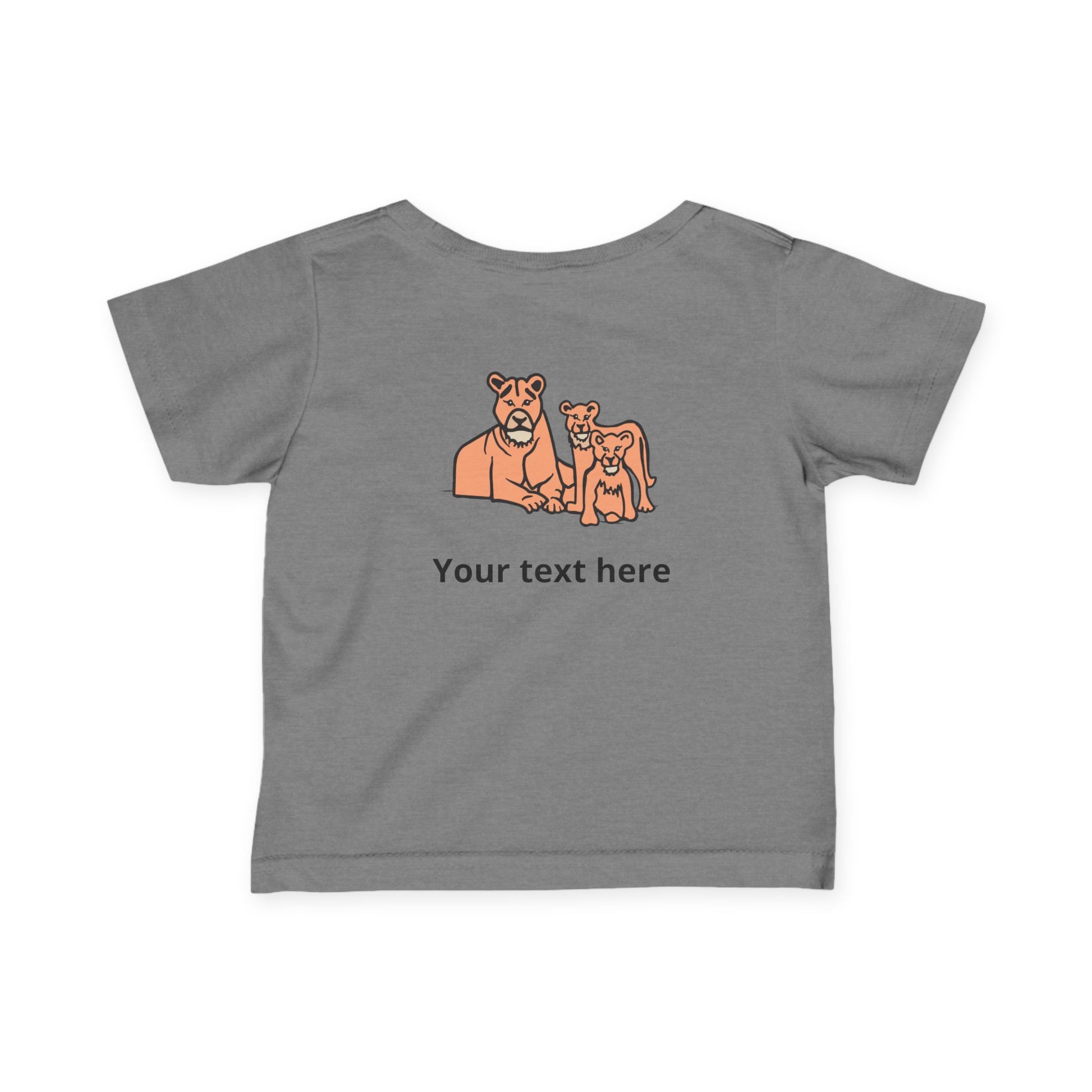Lion — Customizable Infant Tee - Baby Shirt