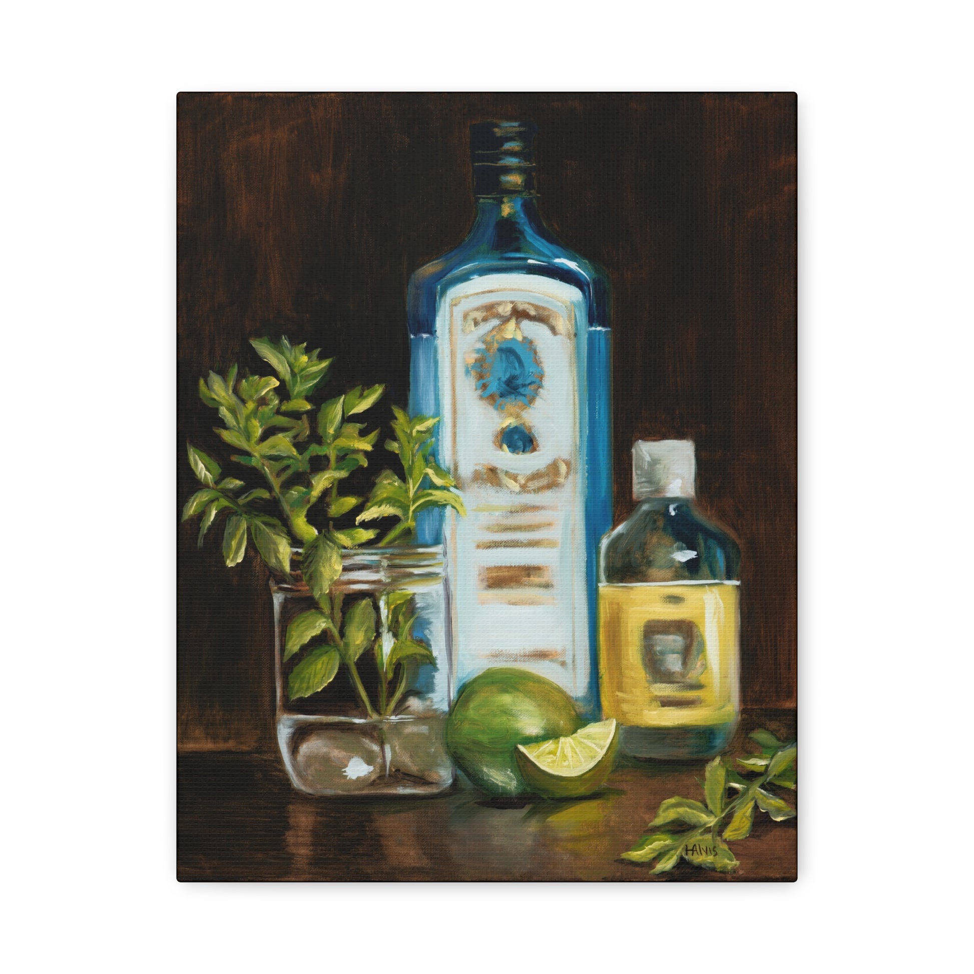 Gin & Tonic — Stretched Canvas