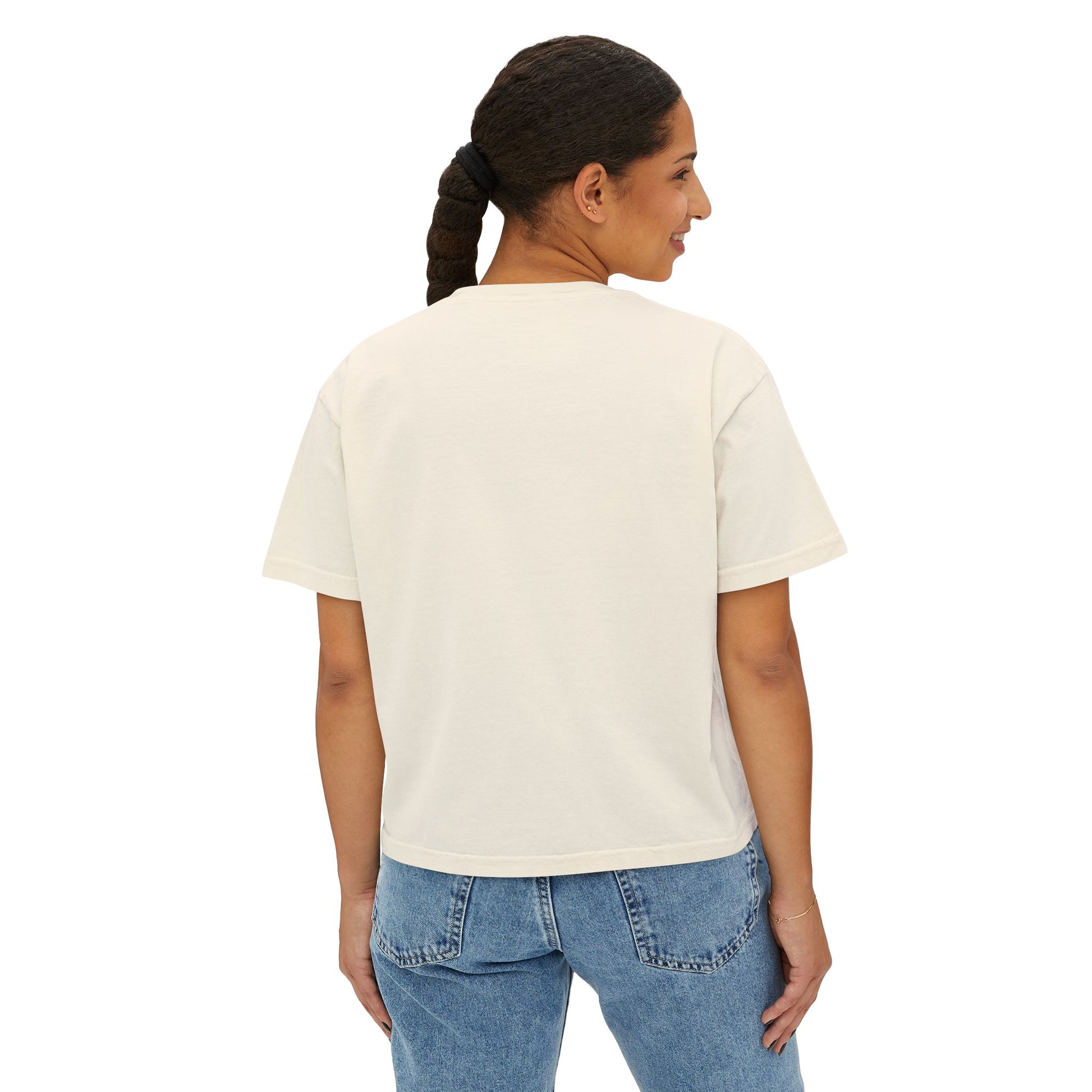 Resist Portrait Boxy Tee – Feminist Statement Graphic Tee