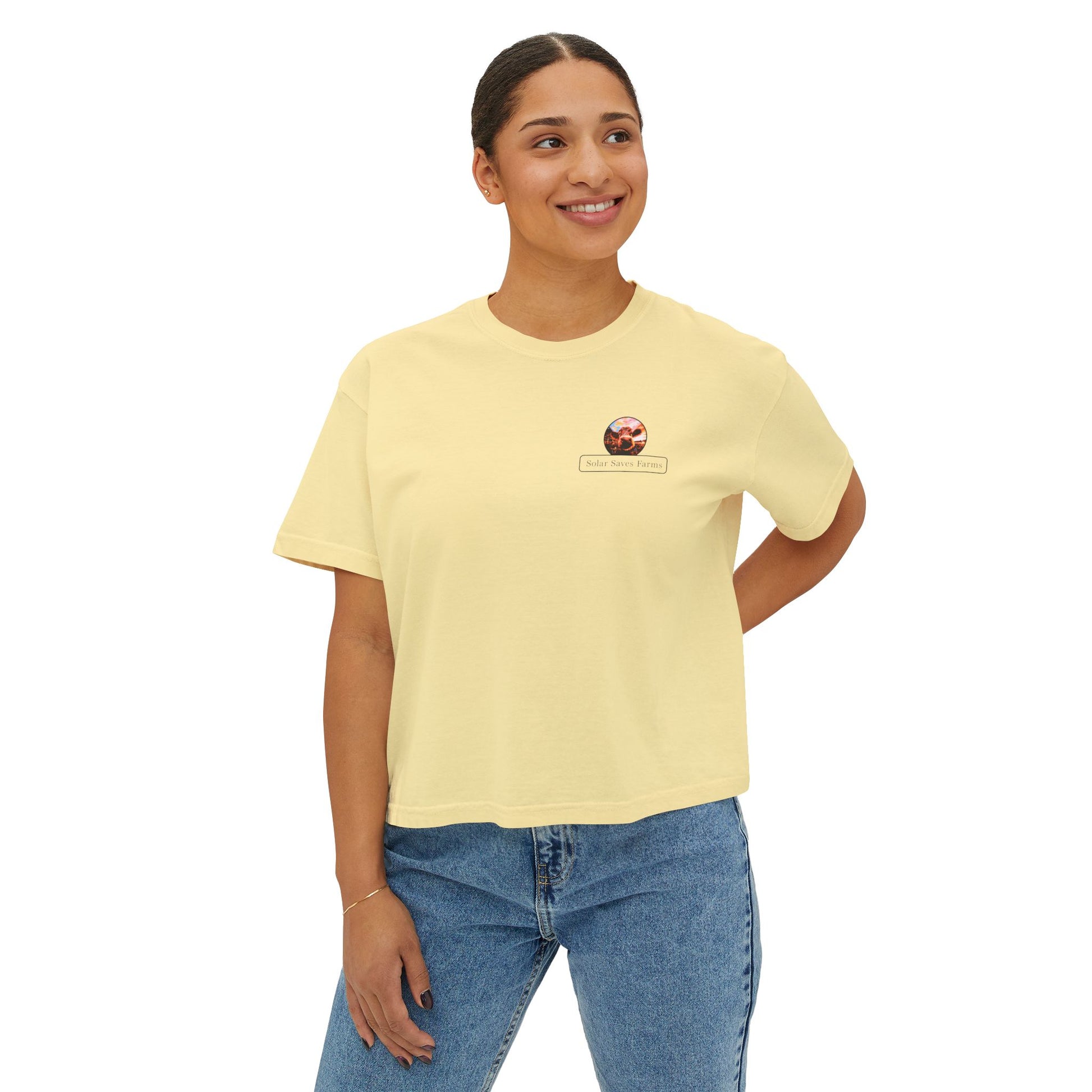 Solar Saves Farm — Women's Boxy Tee
