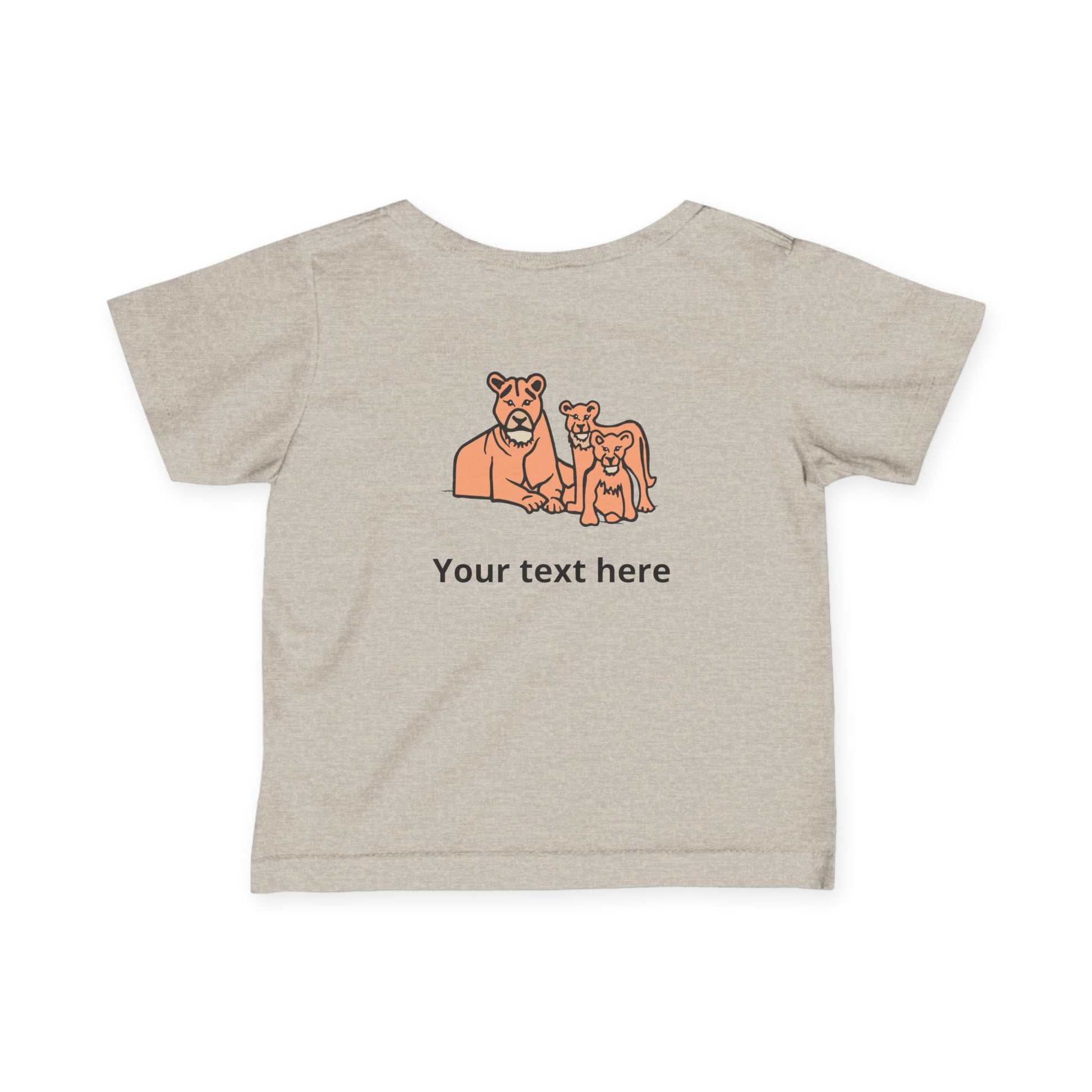 Lion — Customizable Infant Tee - Baby Shirt