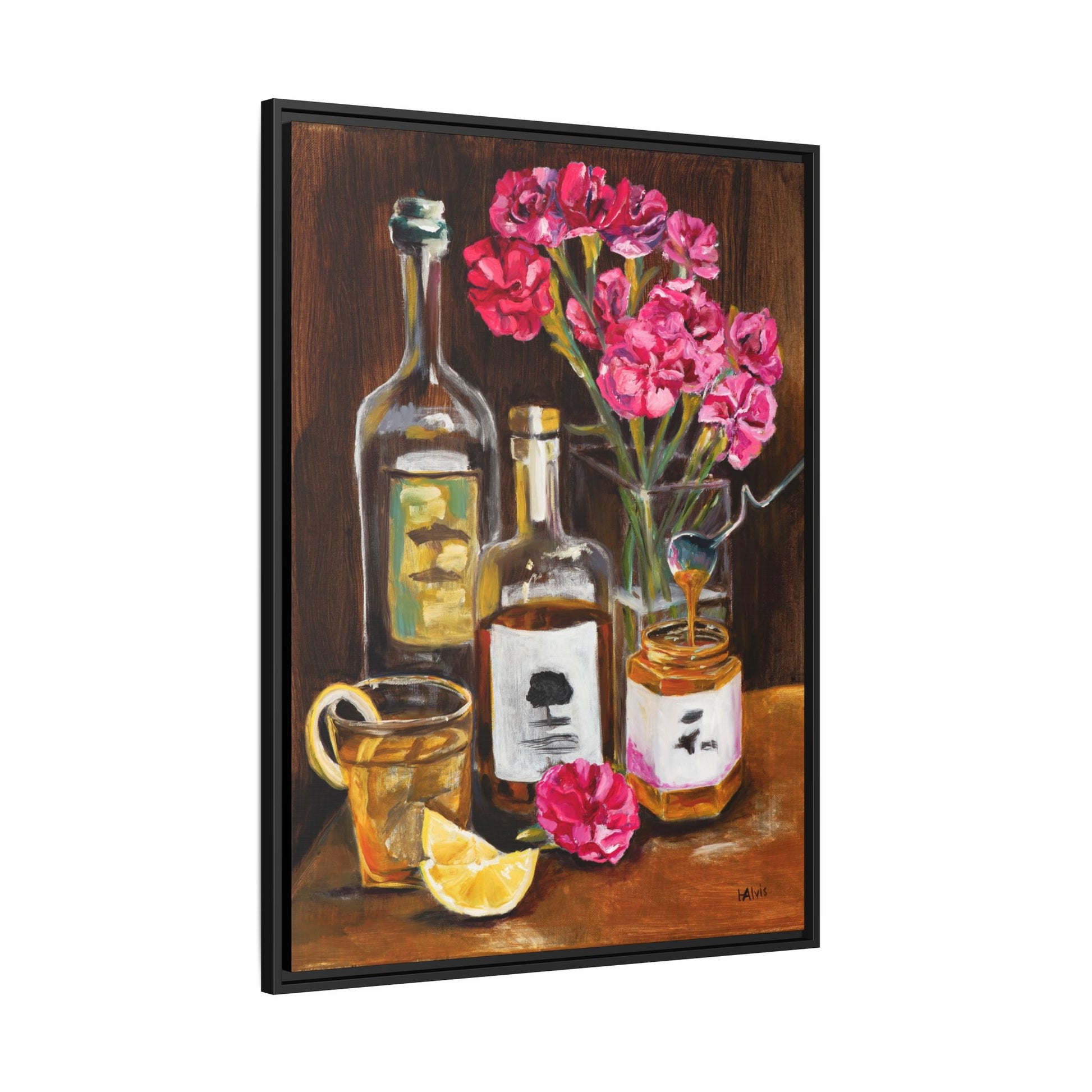 Whiskey Sour — Framed Canvas