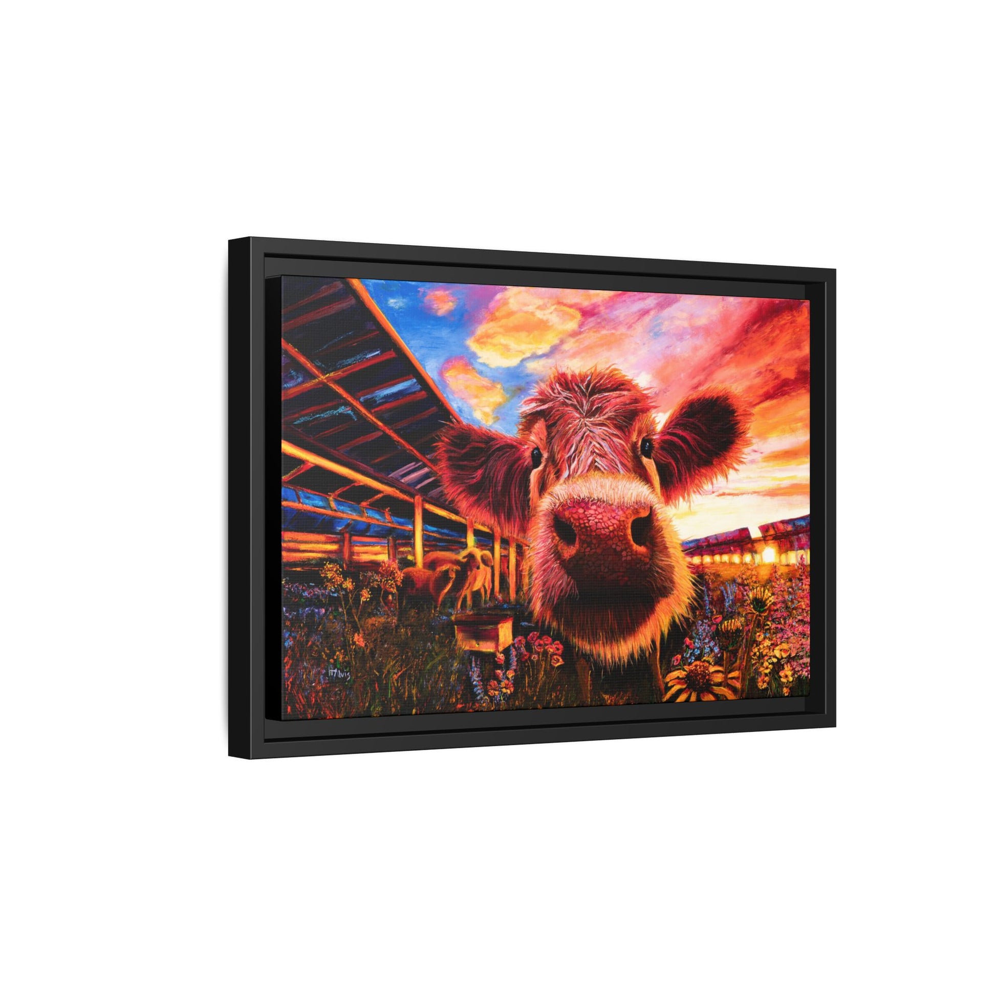 "Winnie" Agrivoltaic Ambassador — Framed Canvas