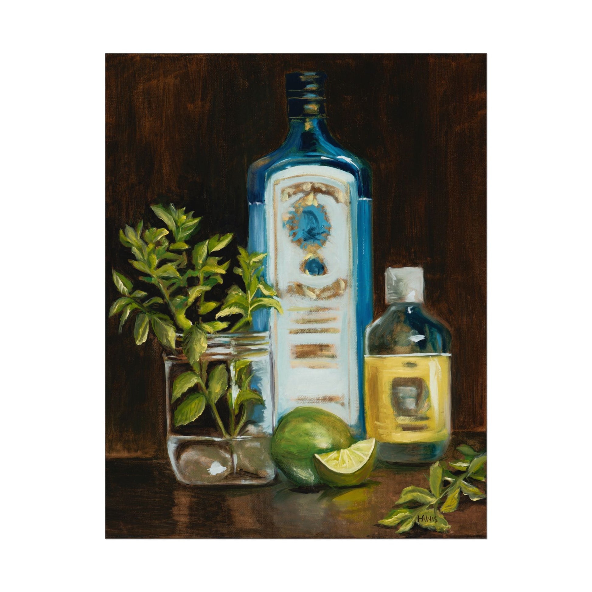 Gin & Tonic — Watercolor Paper