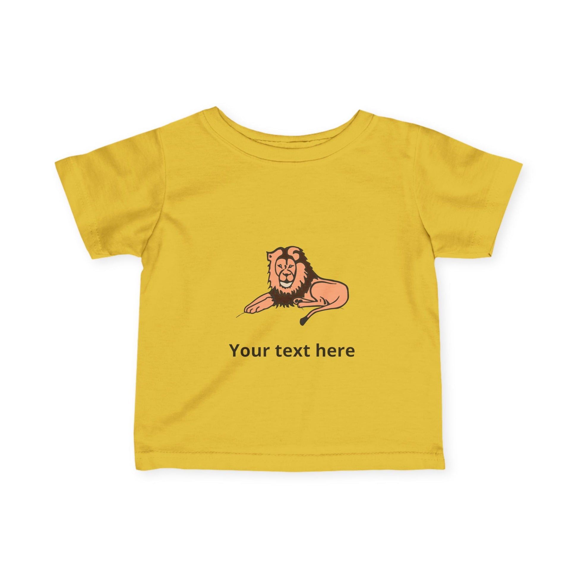 Lion — Customizable Infant Tee - Baby Shirt