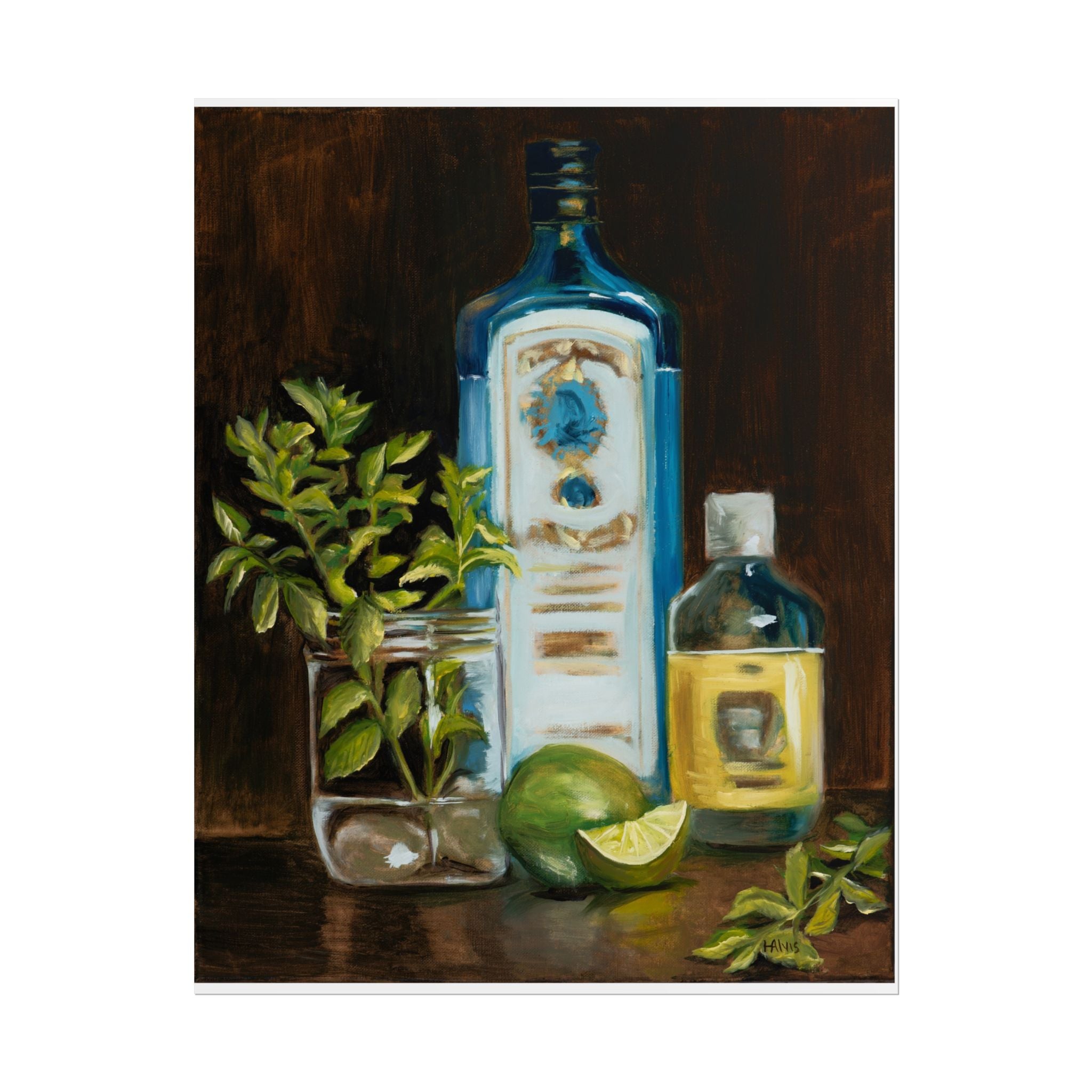 Gin & Tonic — Rolled Poster