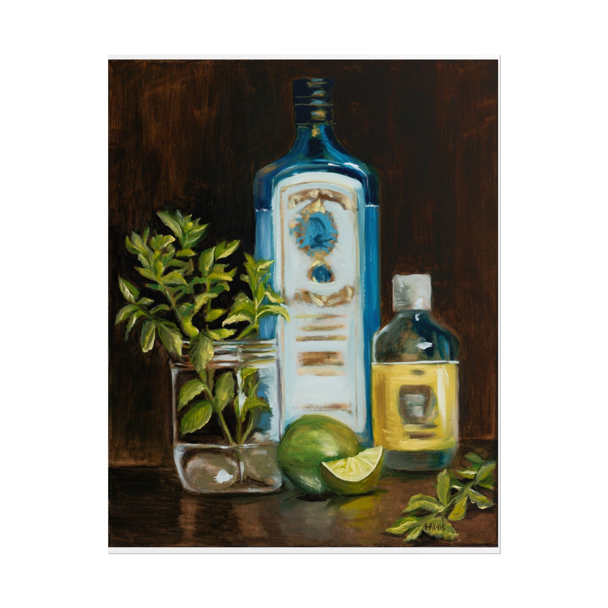 Gin & Tonic — Rolled Poster