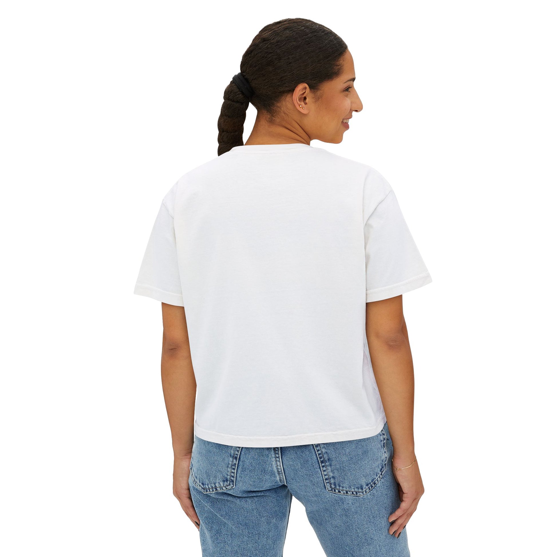 Resist Portrait Boxy Tee – Feminist Statement Graphic Tee