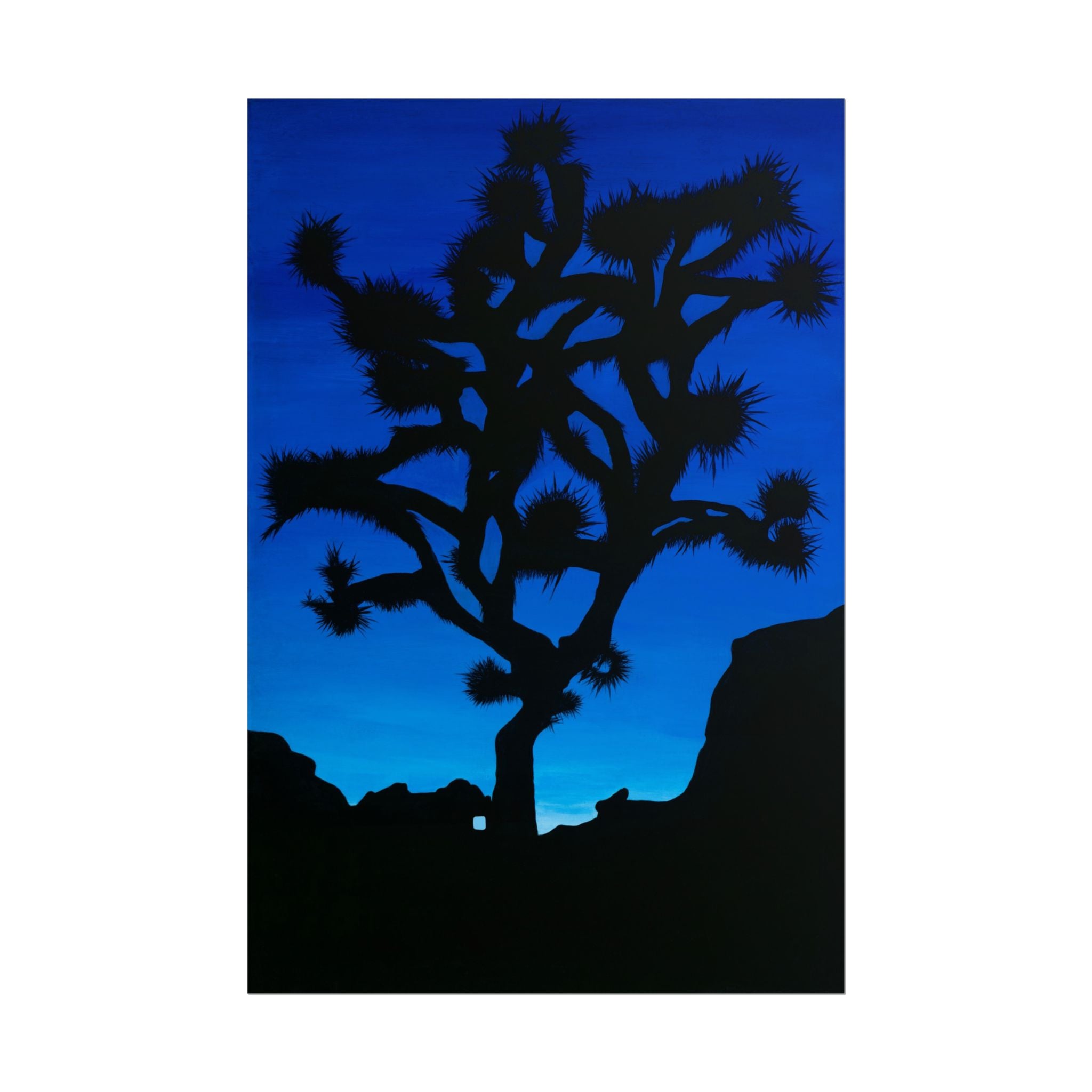 Joshua Tree Silhouette — Rolled Poster