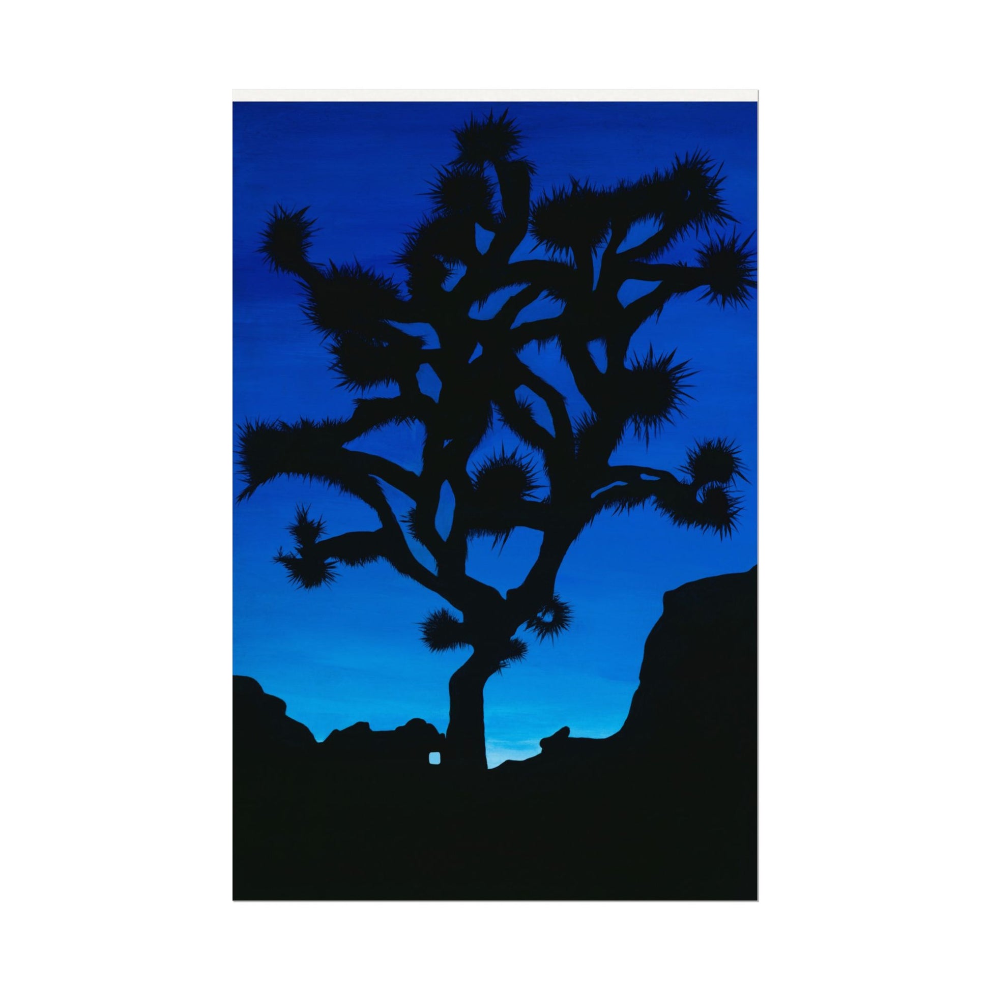 Joshua Tree Silhouette — Watercolor Paper