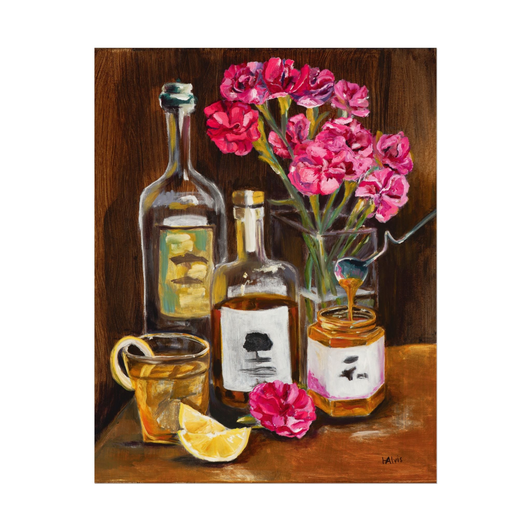 Whiskey Sour — Watercolor Paper