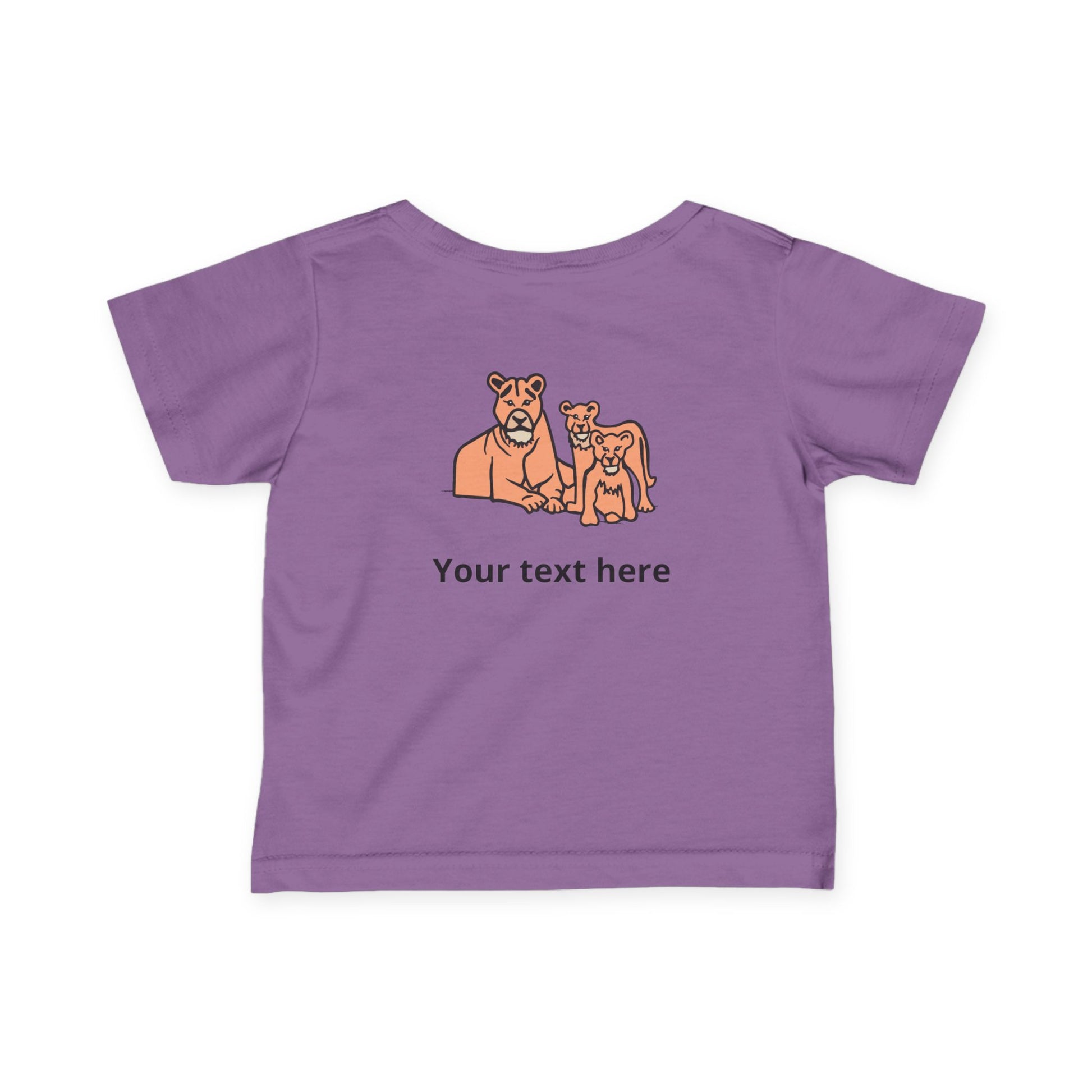 Lion — Customizable Infant Tee - Baby Shirt