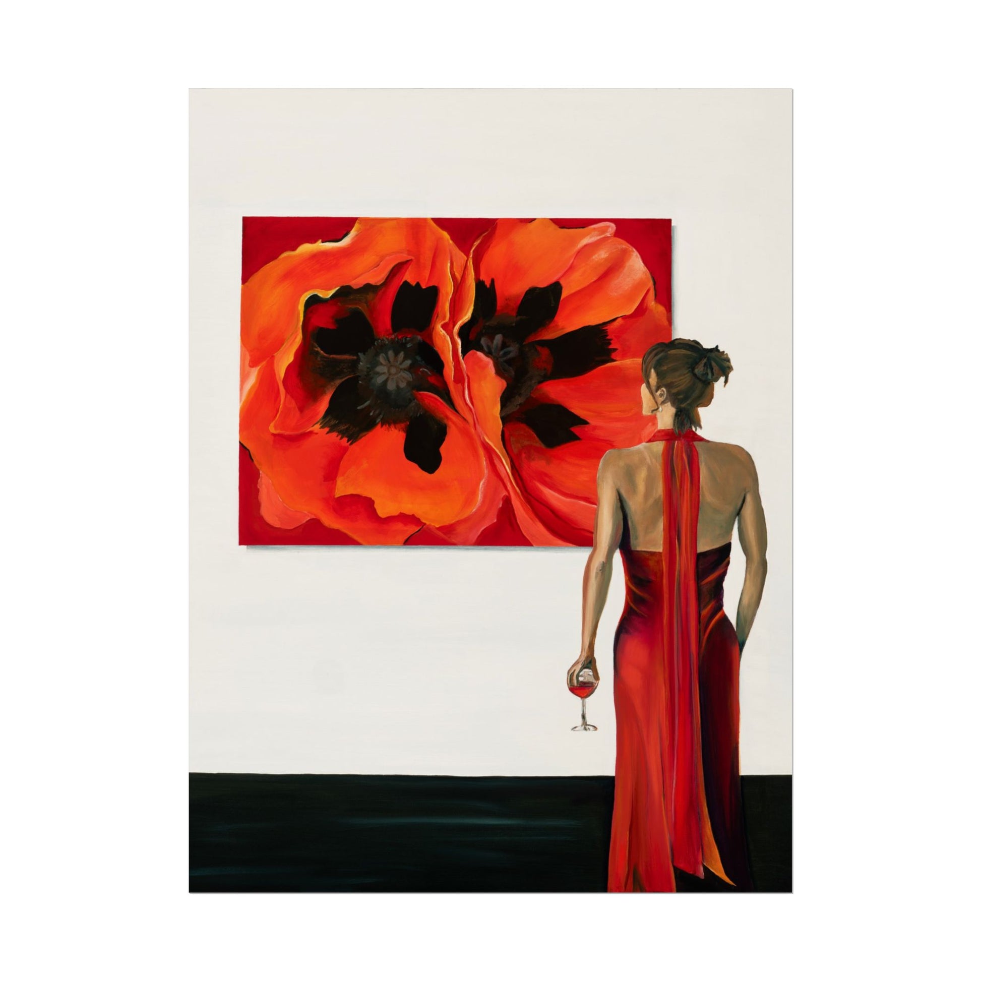 Lady in Red — Rolled Poster